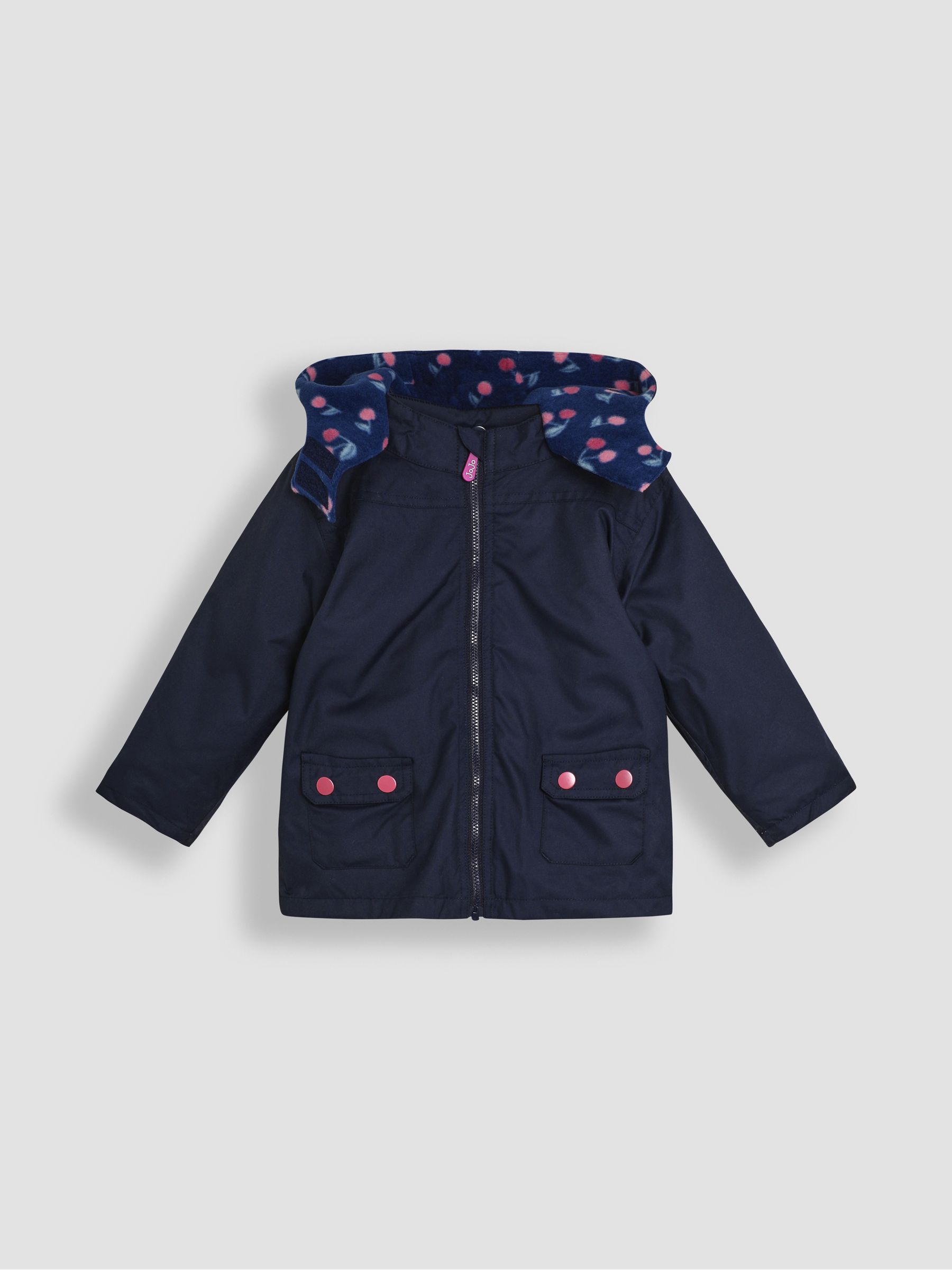 Navy Pink Cherry 4-In-1 Polarfleece Jacket - Image 2 of 12