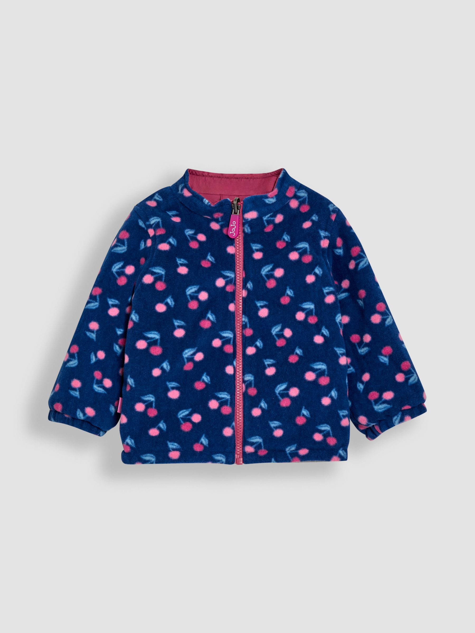 Navy Pink Cherry 4-In-1 Polarfleece Jacket - Image 7 of 12