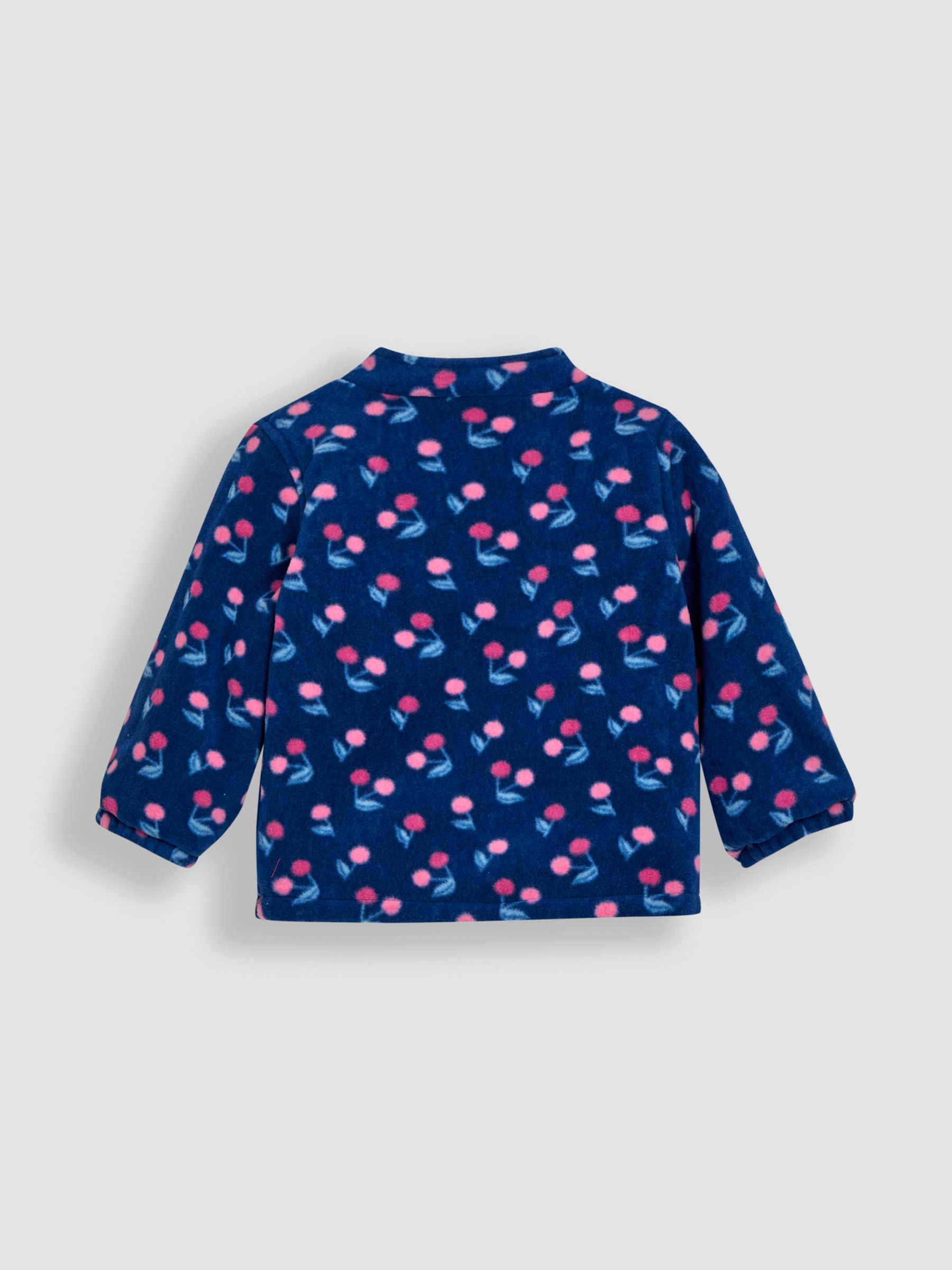 Navy Pink Cherry 4-In-1 Polarfleece Jacket - Image 8 of 12