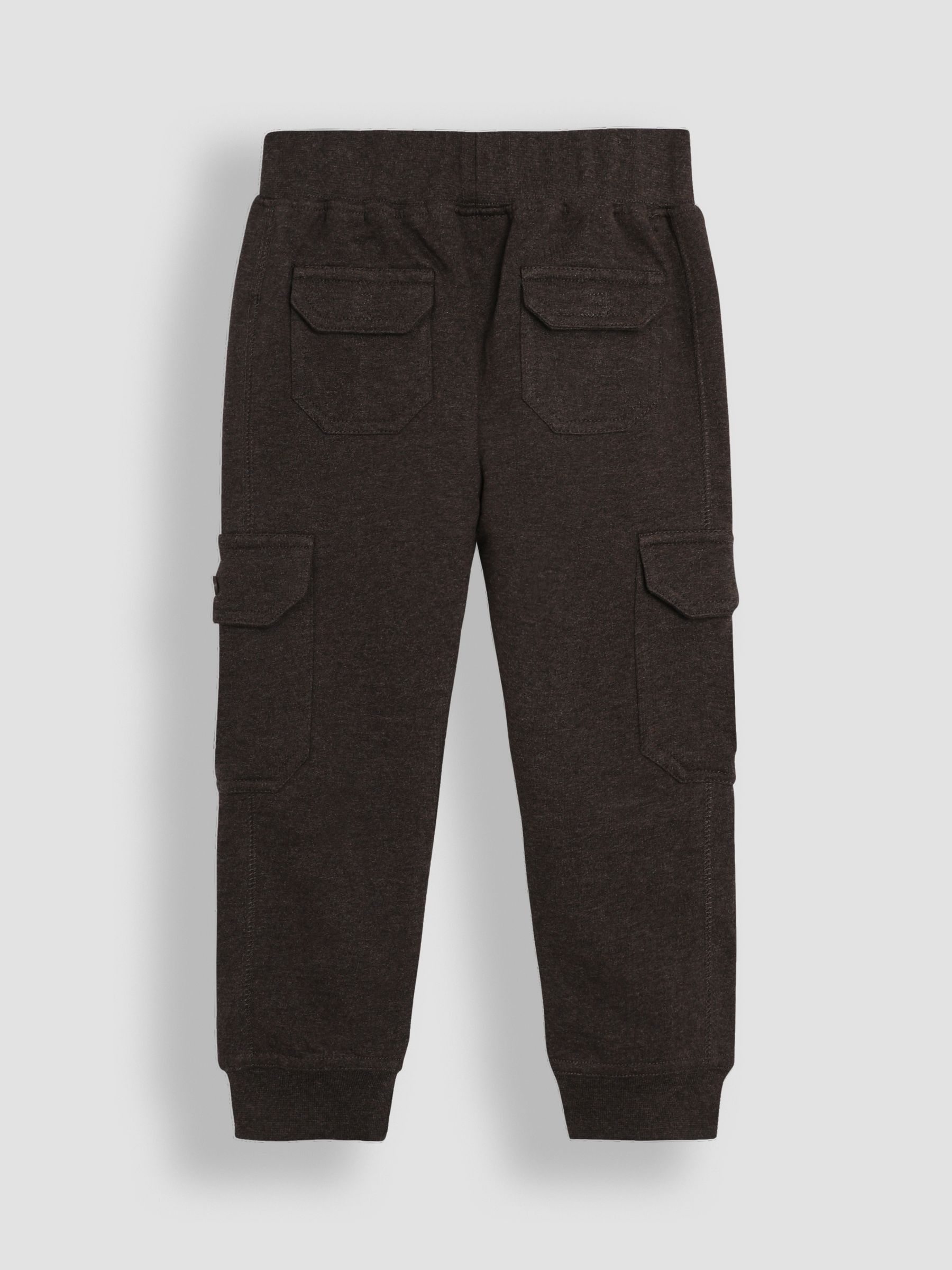 Khaki Green & Brown Marl Cargo 100% Cotton Joggers 2 Pack - Image 5 of 5