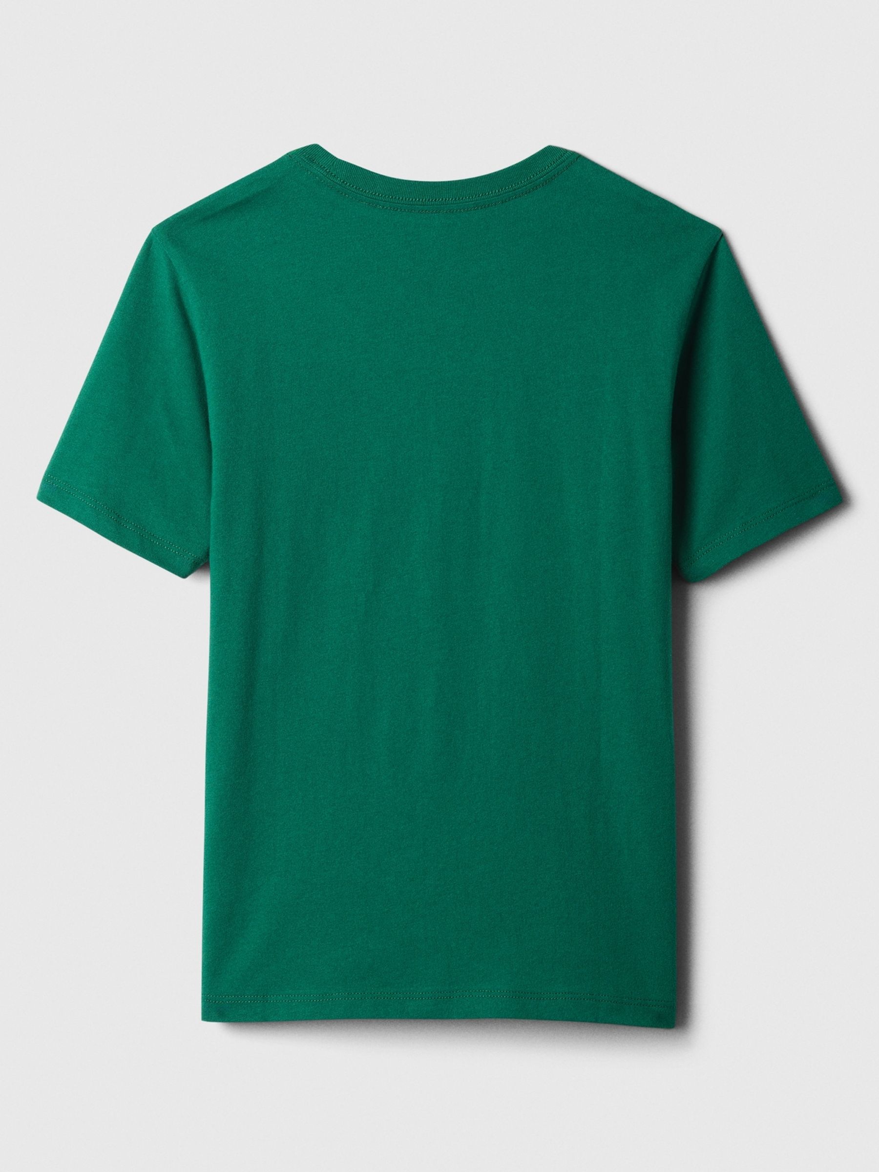 Green Minecraft Graphic Crew Neck Short Sleeve T-Shirt (4-13yrs) - Image 2 of 2 Green Minecraft Graphic Crew Neck Short Sleeve T-Shirt (4-13yrs) - Image 2 of 2