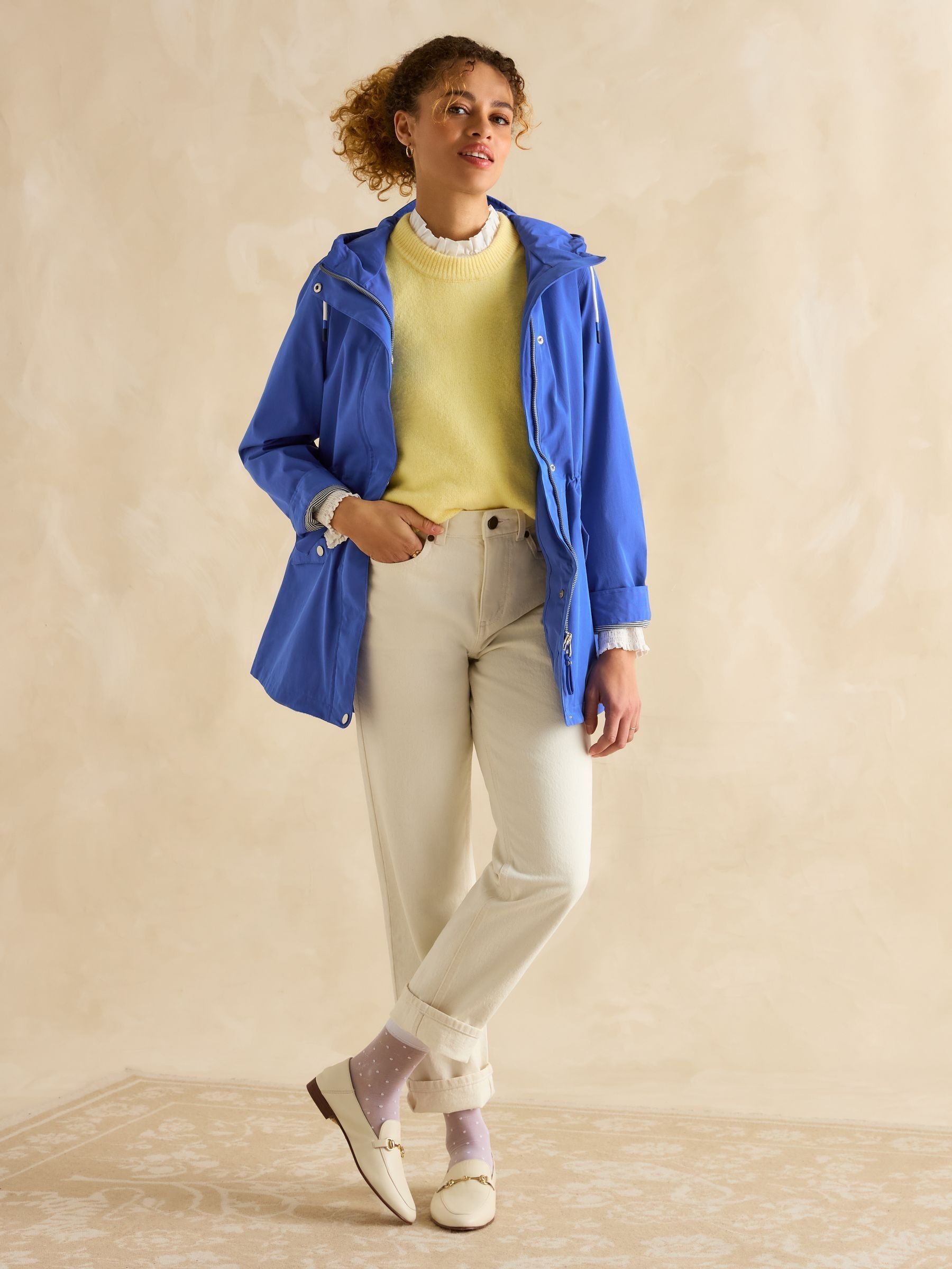 Portwell Blue Waterproof Raincoat With Hood - Image 3 of 8