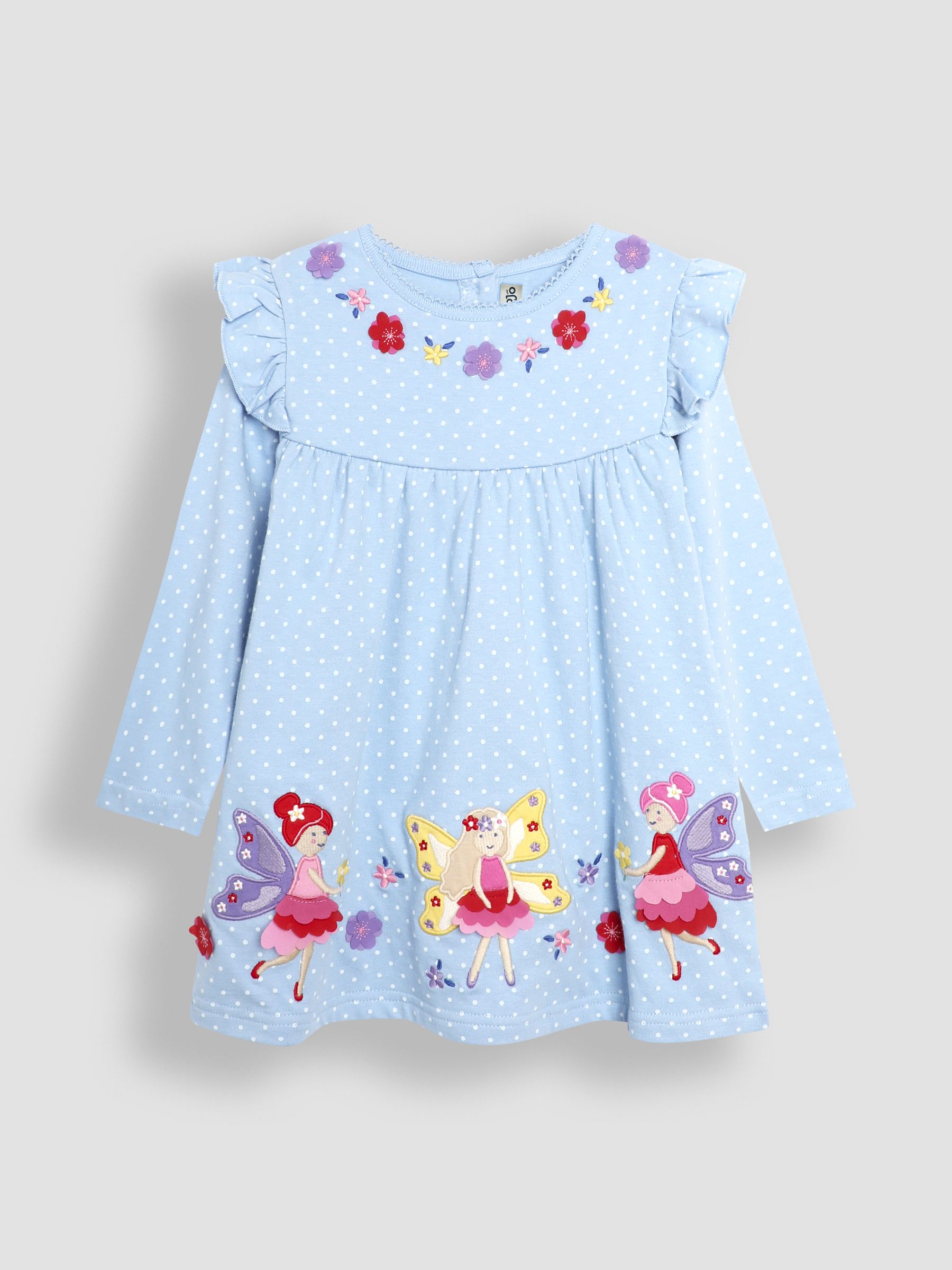 Pale Blue Fairy Scene Appliqué Pretty Tunic - Image 1 of 3