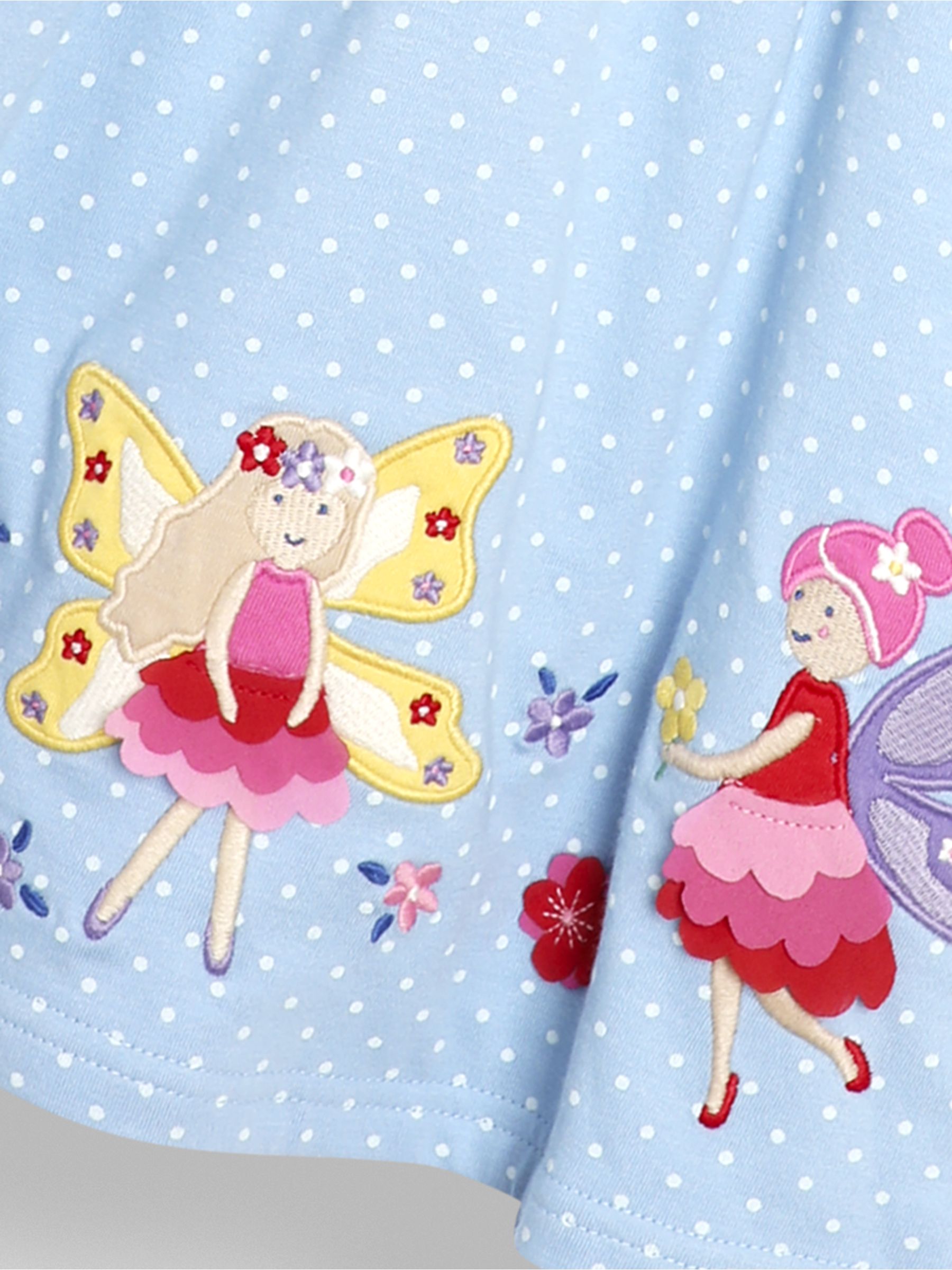 Pale Blue Fairy Scene Appliqué Pretty Tunic - Image 3 of 3