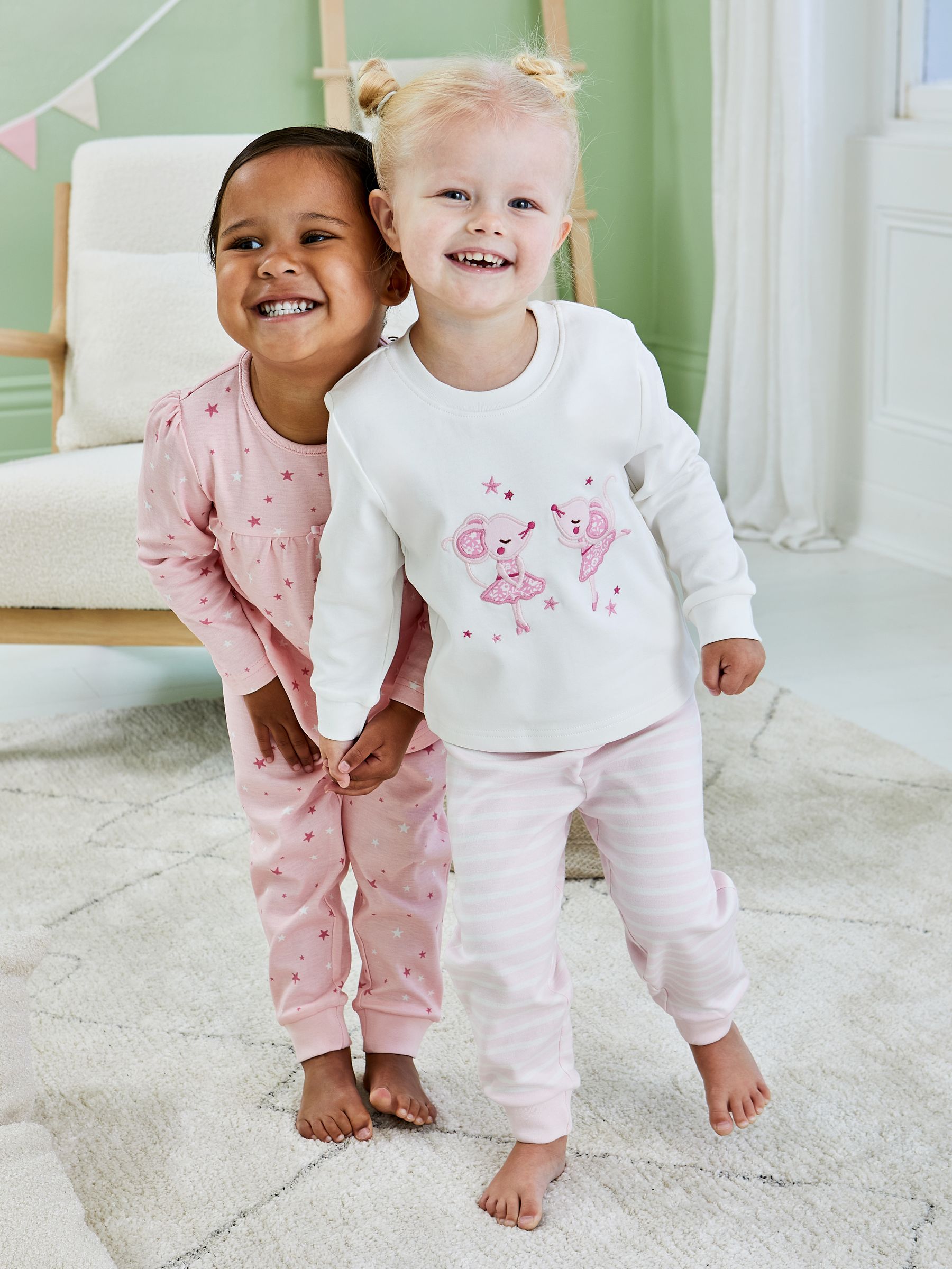 Pink Mouse Pyjamas 2 Pack - Image 11 of 11