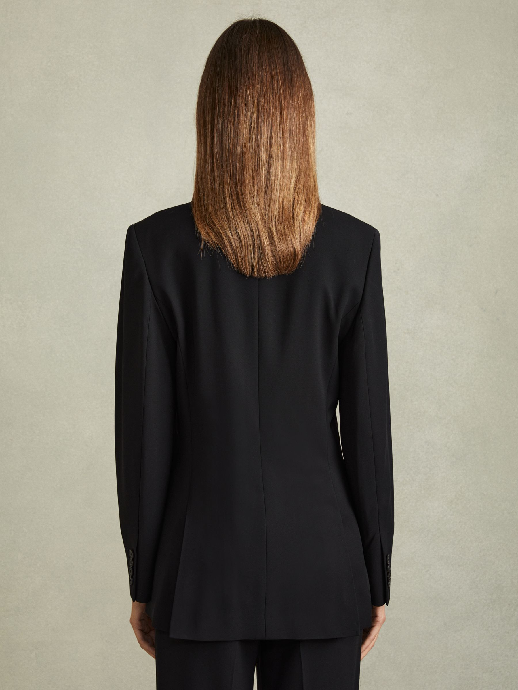 Tansey Black Fluid Single Breasted Blazer - Image 5 of 7