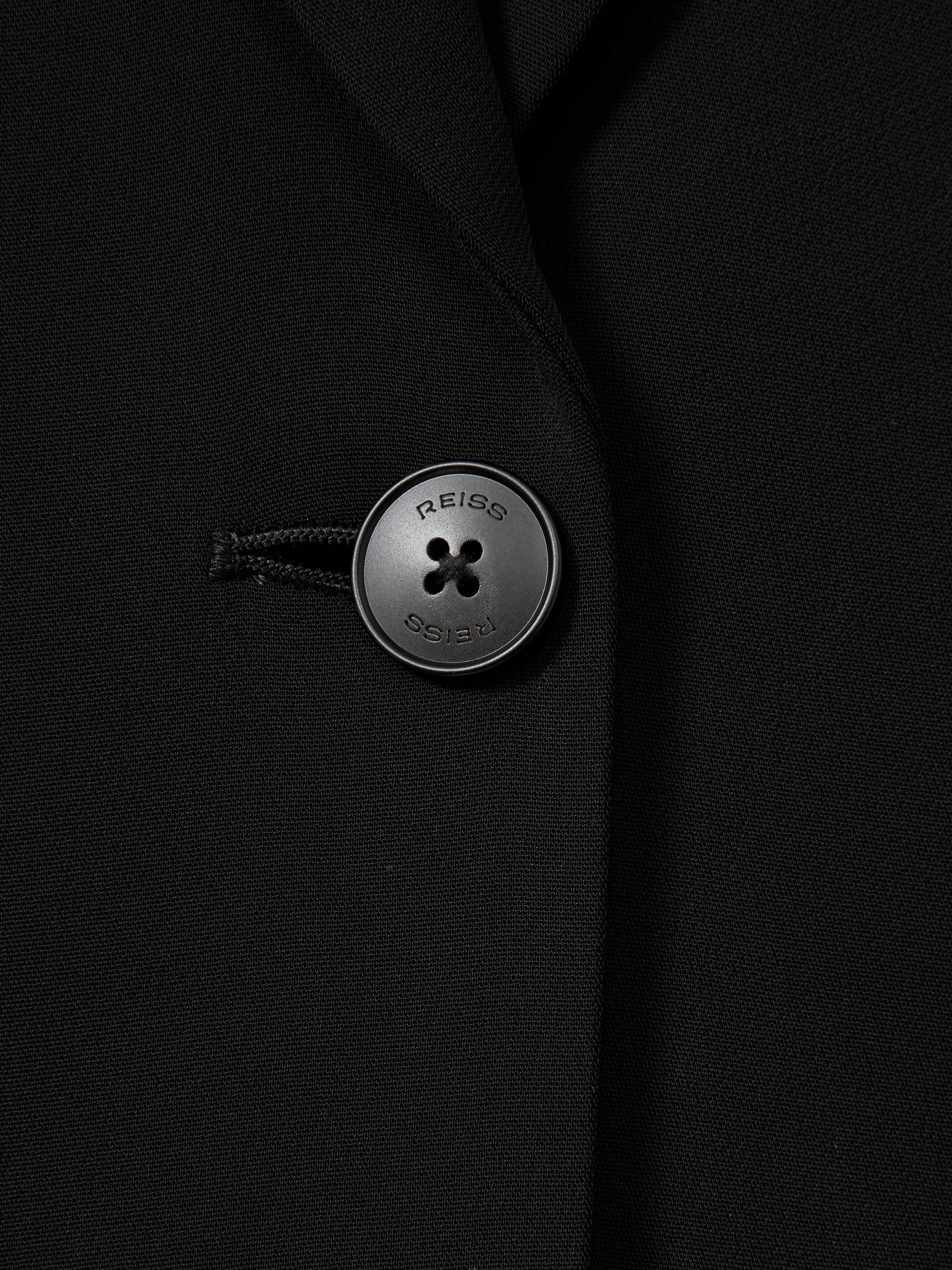 Tansey Black Fluid Single Breasted Blazer - Image 6 of 7