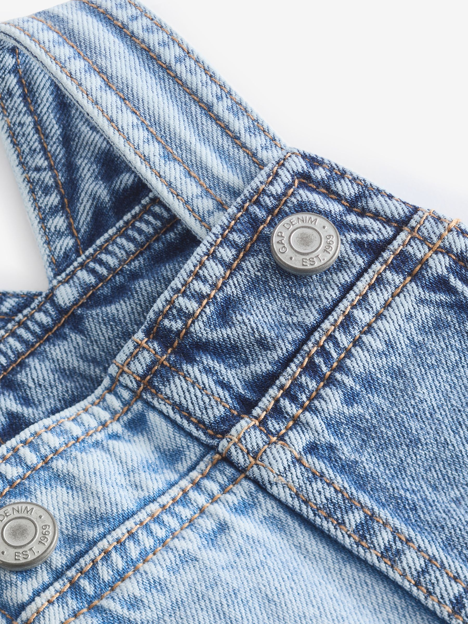 Blue Denim Pinafore Pocket Dress (Newborn-5yrs) - Image 3 of 3