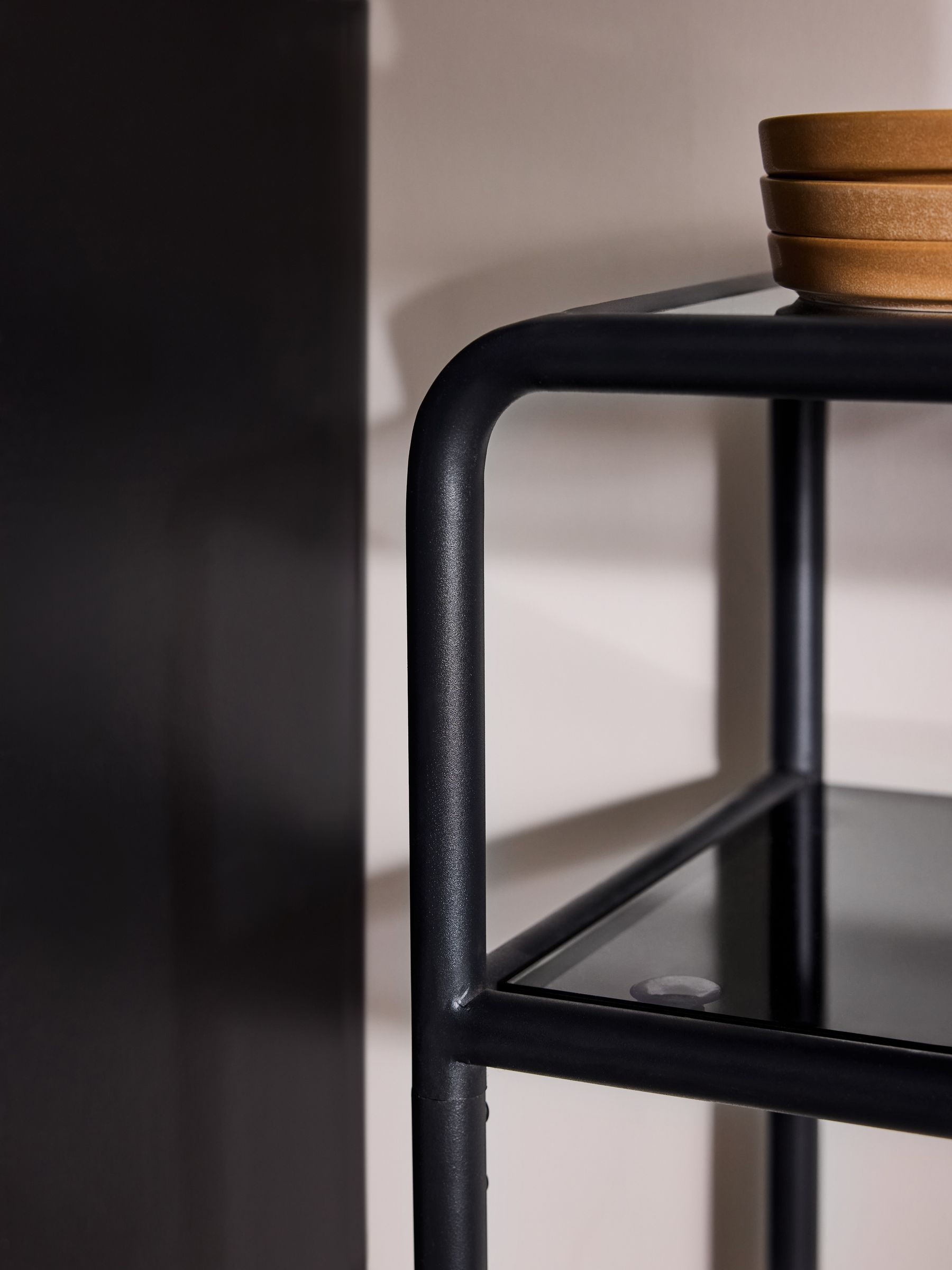 Dunston Console Table in Black - Image 3 of 4