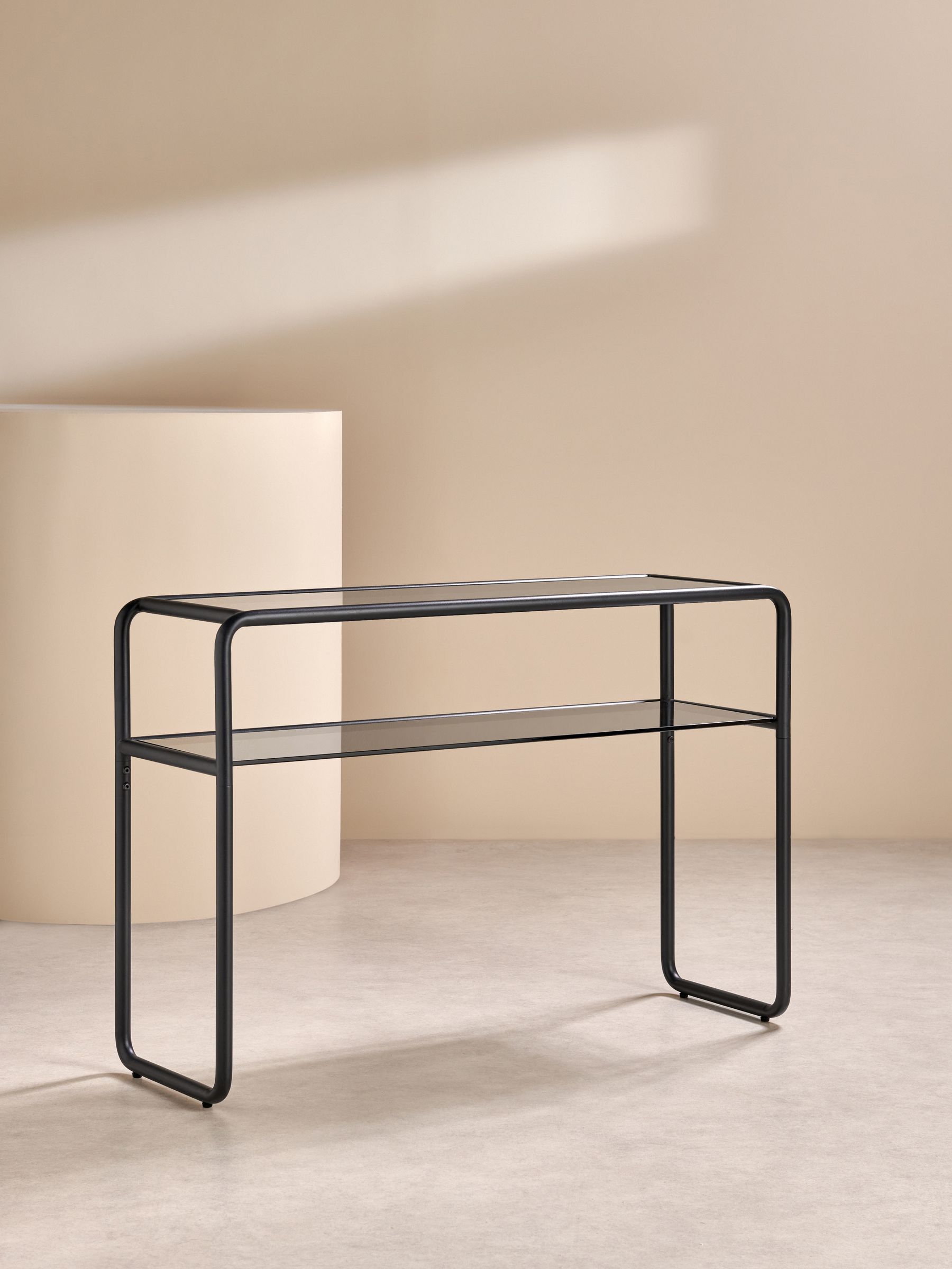 Dunston Console Table in Black - Image 4 of 4