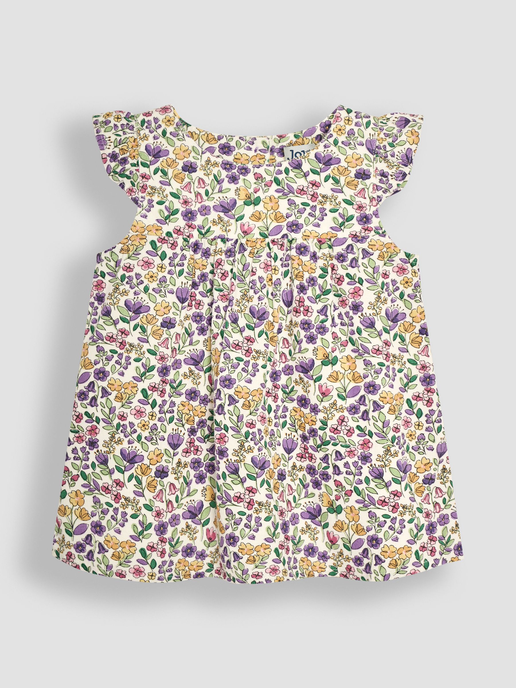 Lilac Cord Baby Dress & Body Set - Image 3 of 6