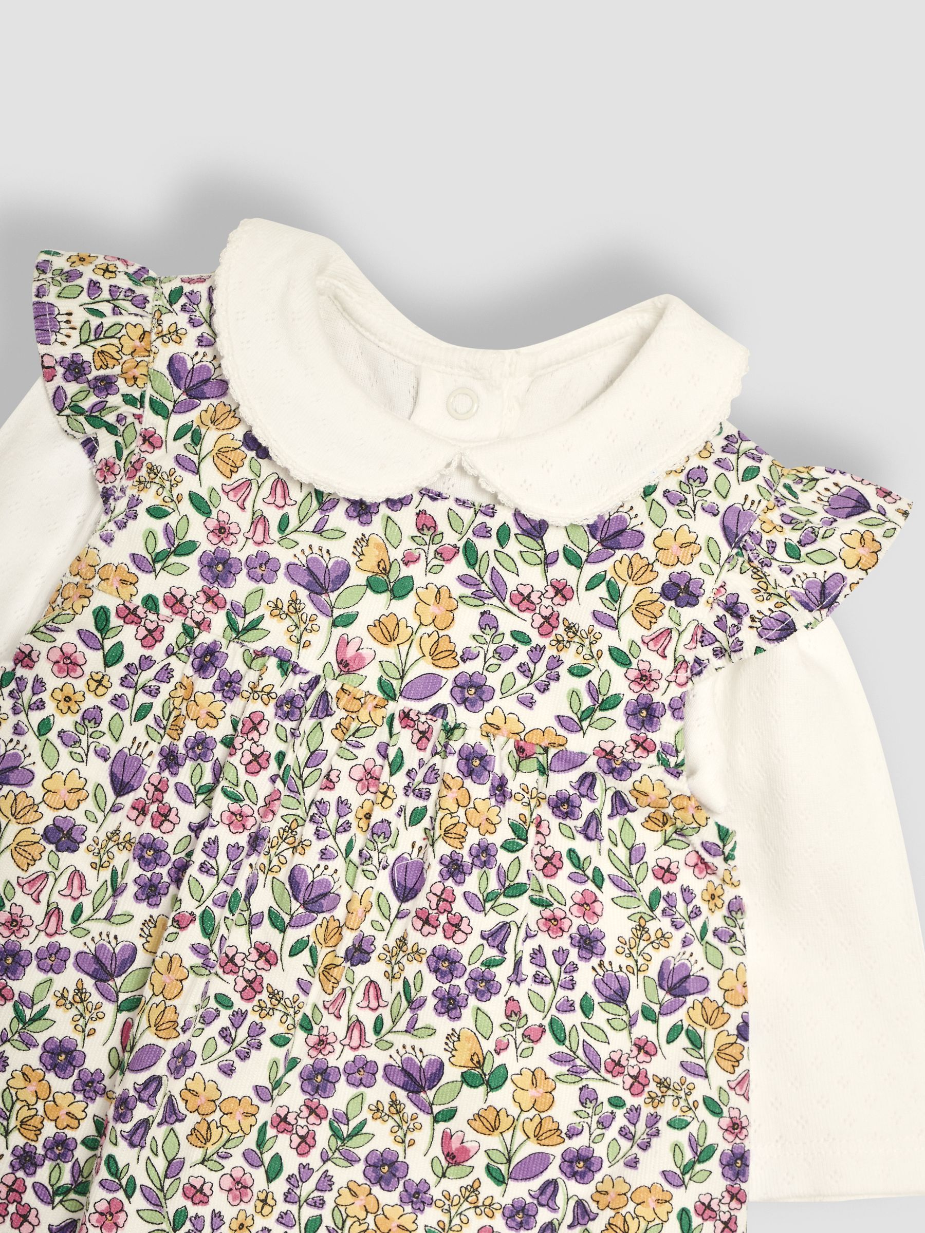Lilac Cord Baby Dress & Body Set - Image 6 of 6