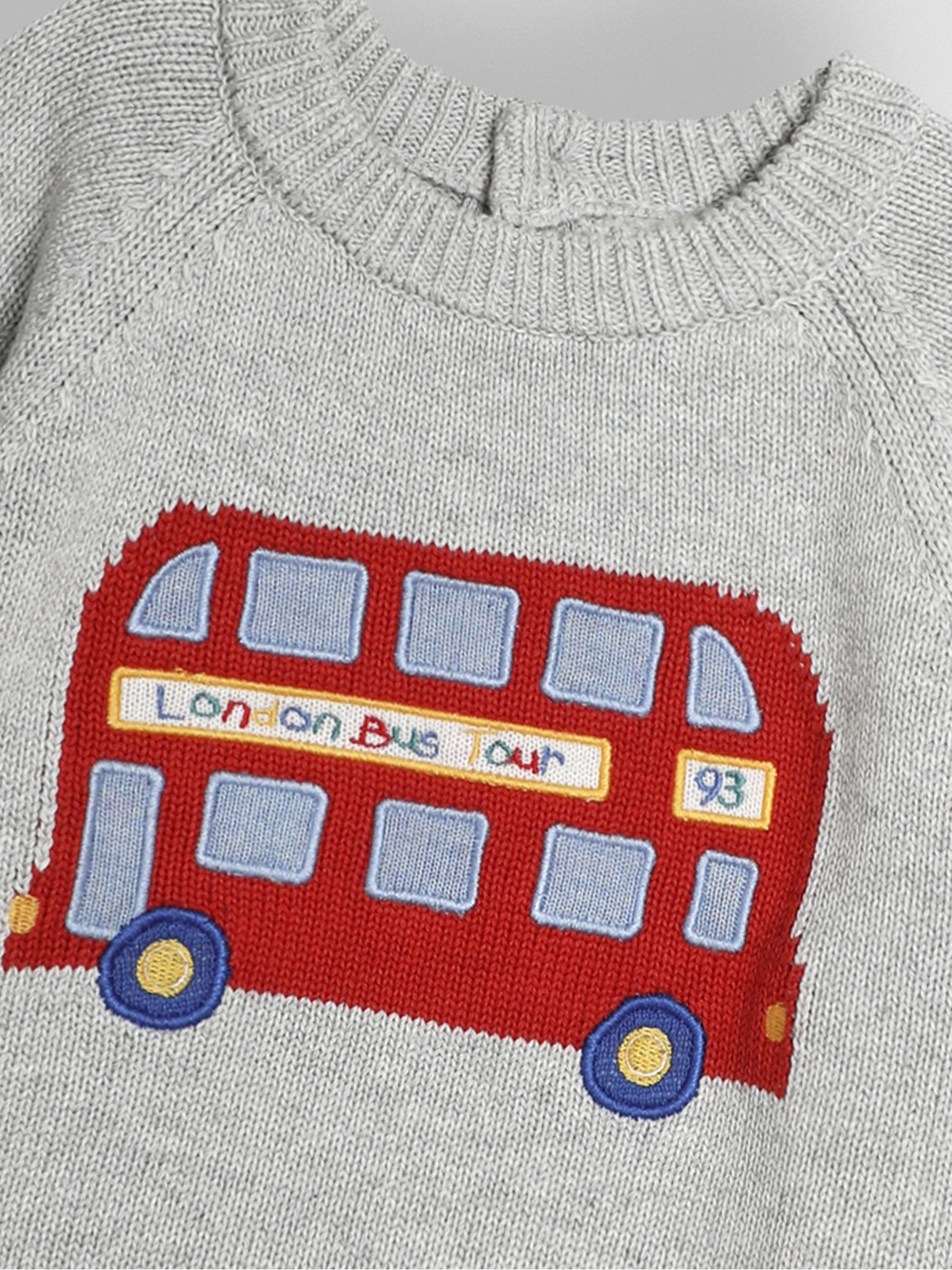 Marl Grey London Bus Jumper - Image 3 of 3