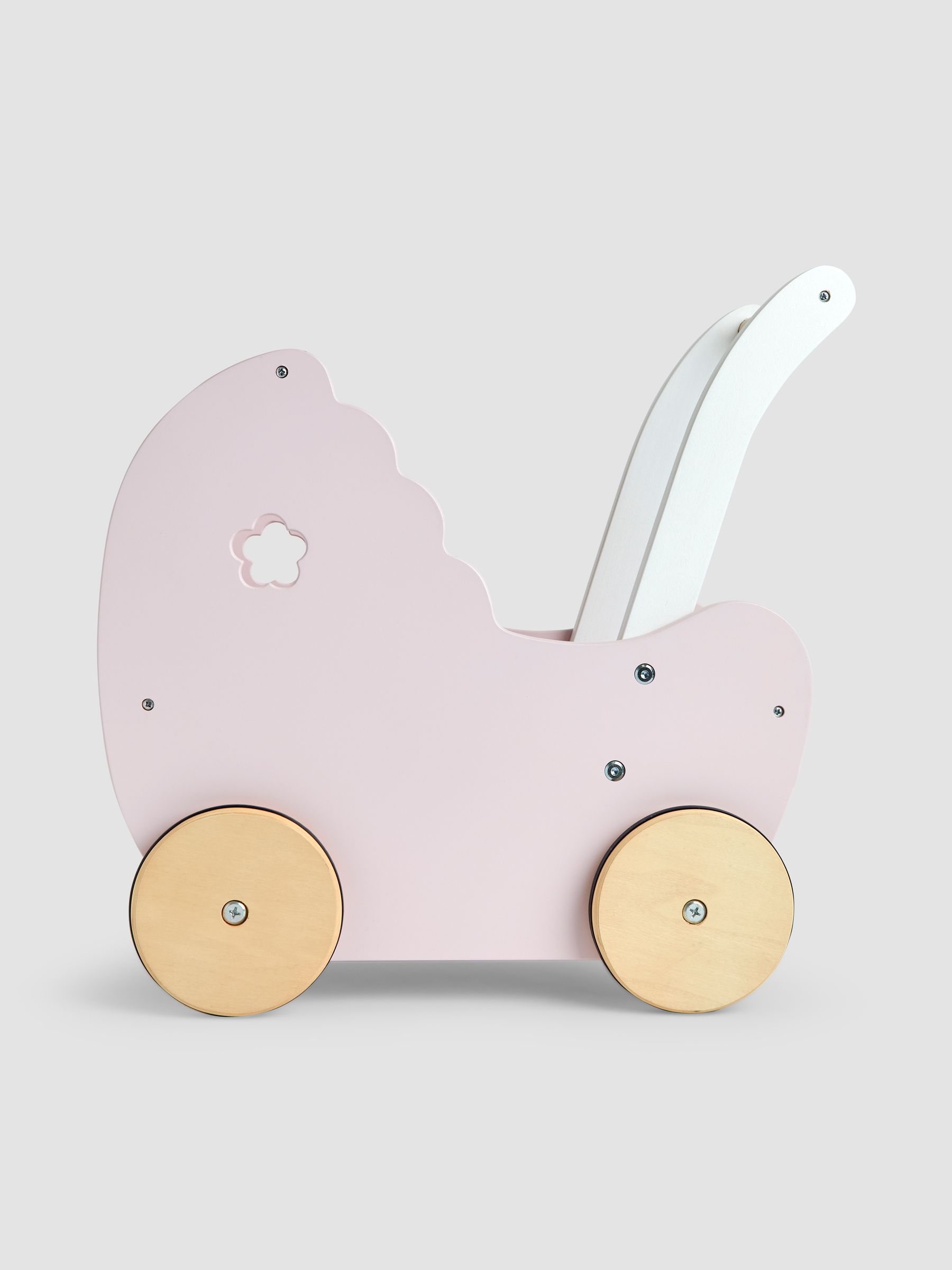 Pretty Floral Doll Pram - Image 6 of 9