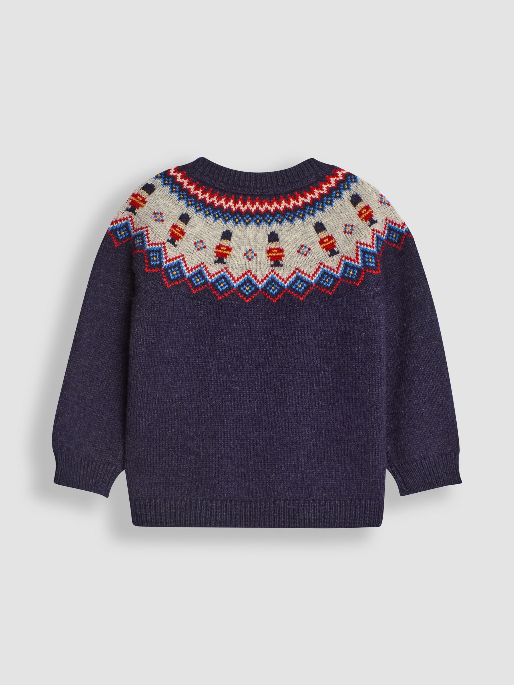 Navy Kings Guard Knit Fair Isle Jumper - Image 2 of 3