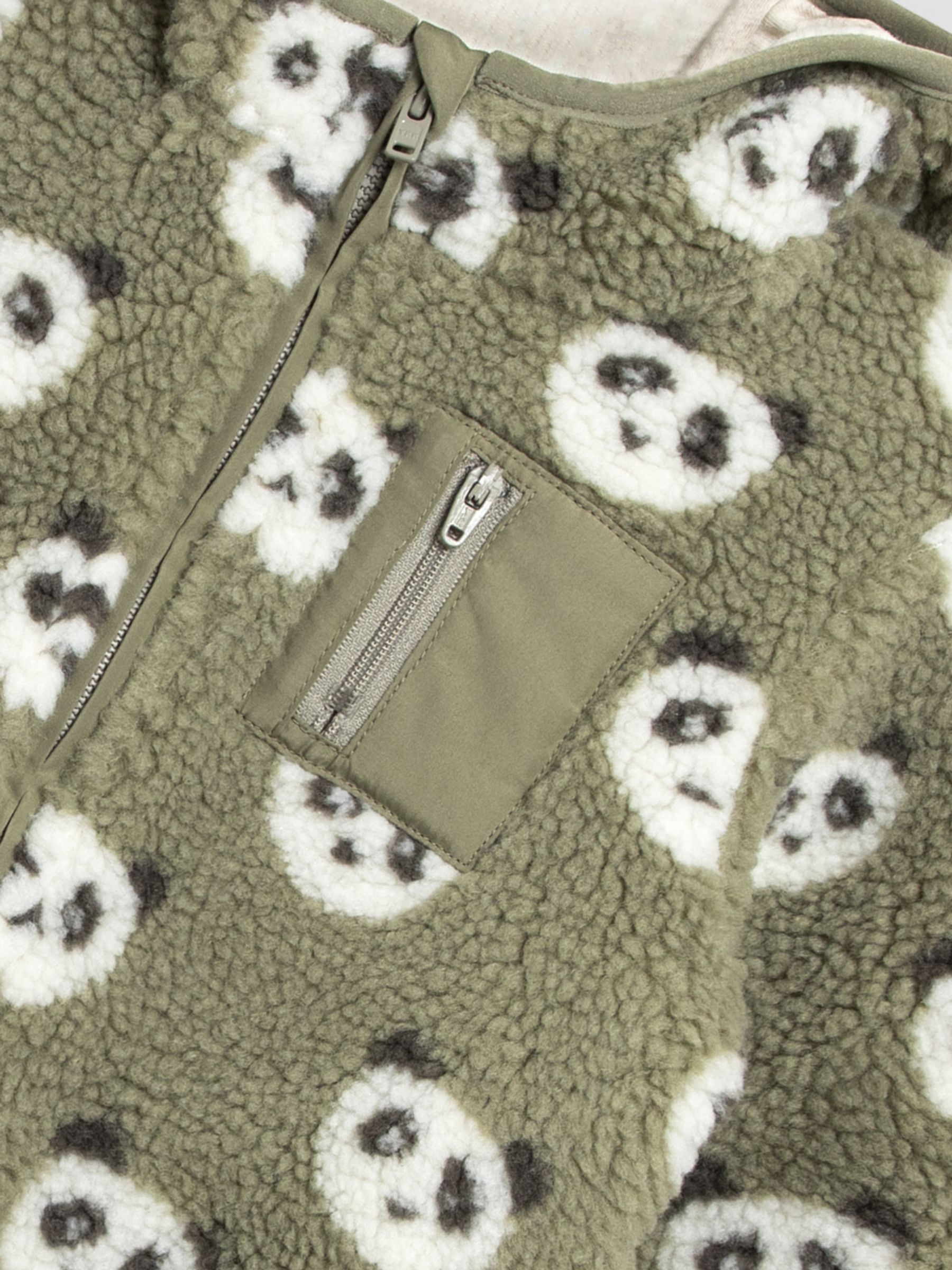 Stone Panda Lined Teddy Fleece - Image 3 of 3