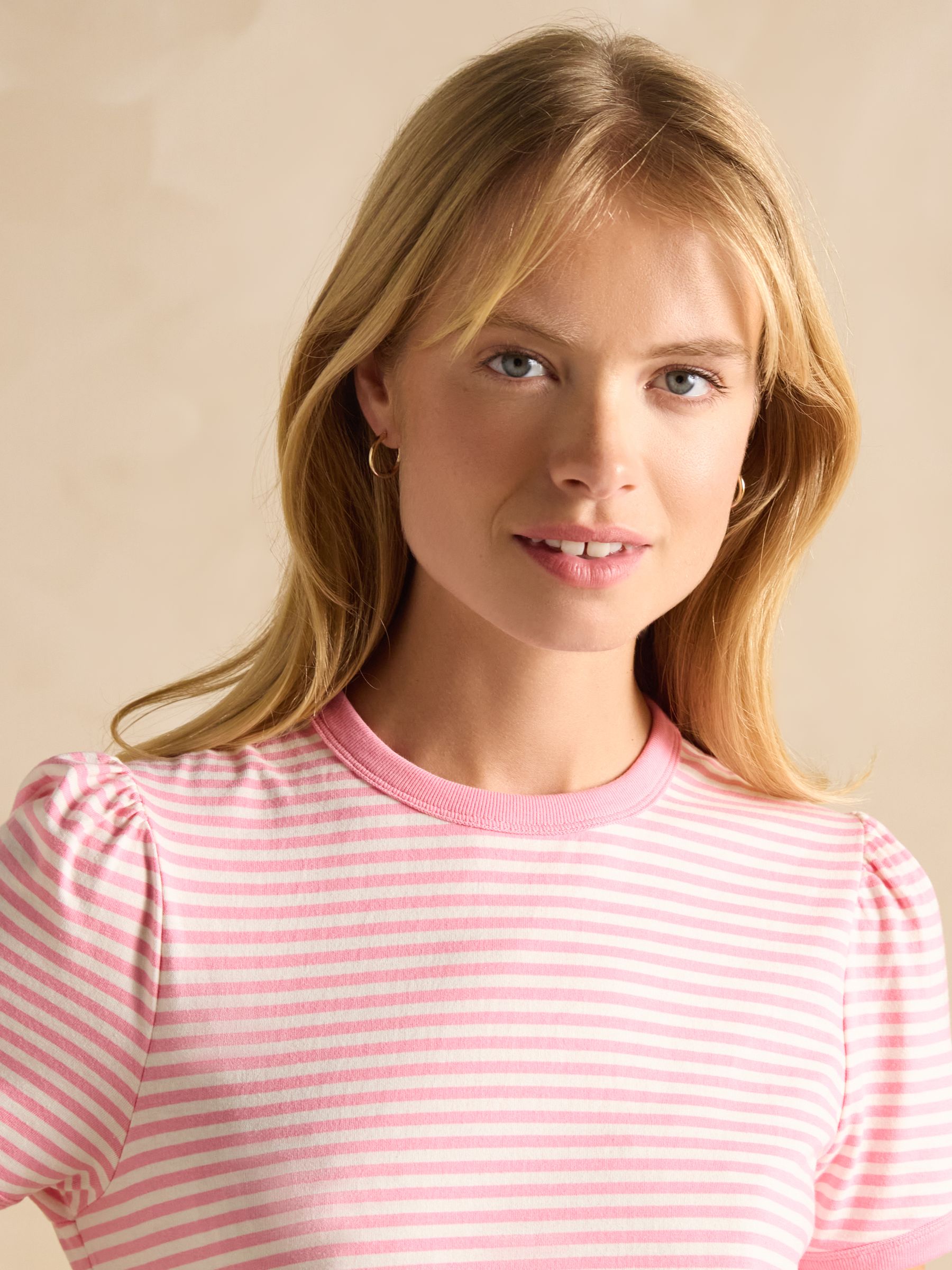 Erin Pink Short Sleeve Striped T-Shirt - Image 5 of 7