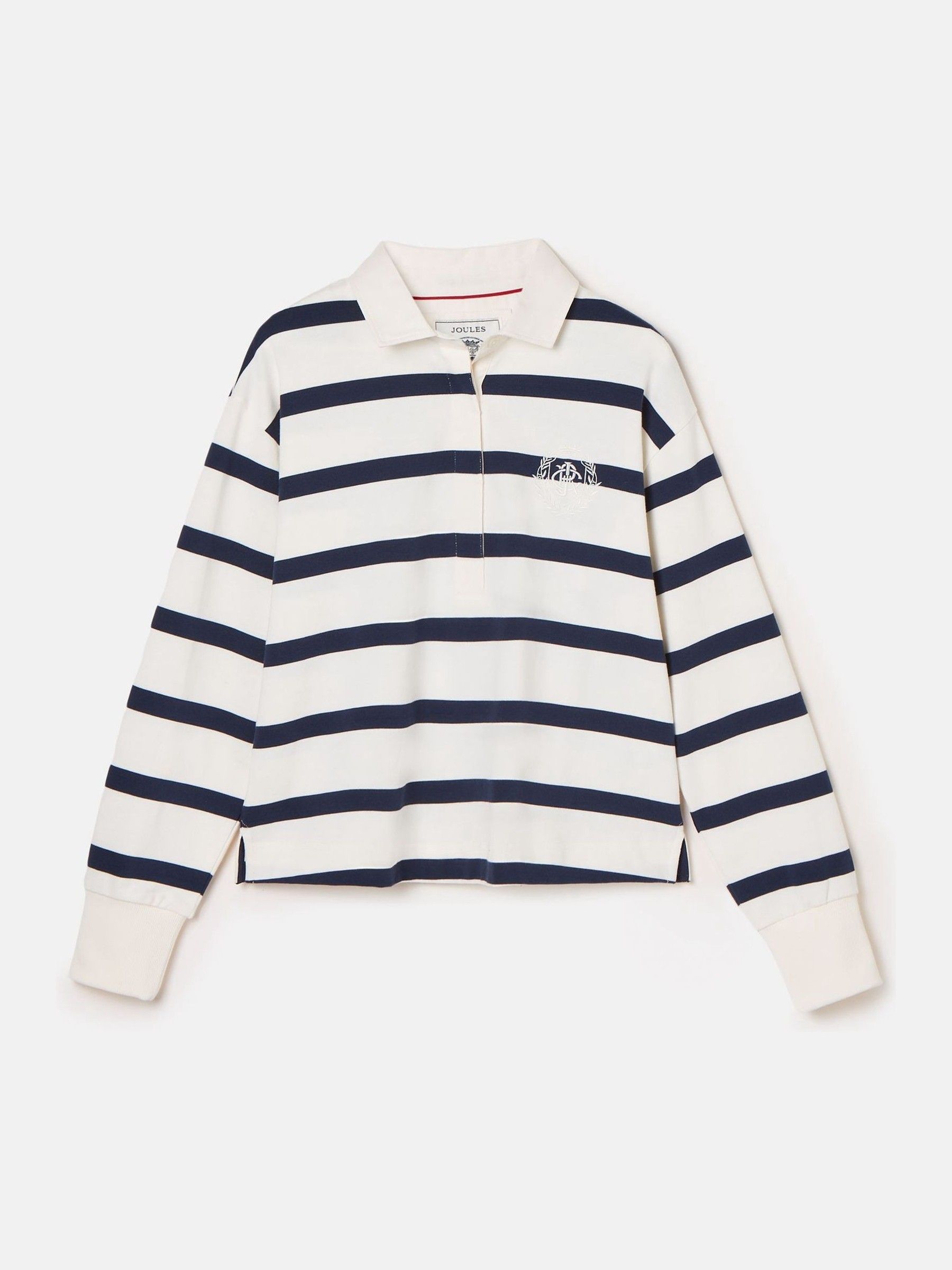 Lara Navy Boxy Fit Rugby Shirt - Image 10 of 10