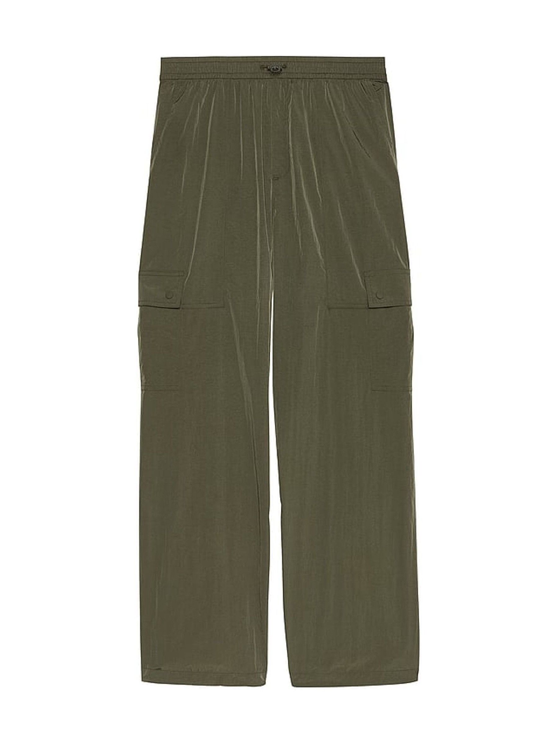 Olive Green Parachute Cargo Trousers - Image 3 of 3
