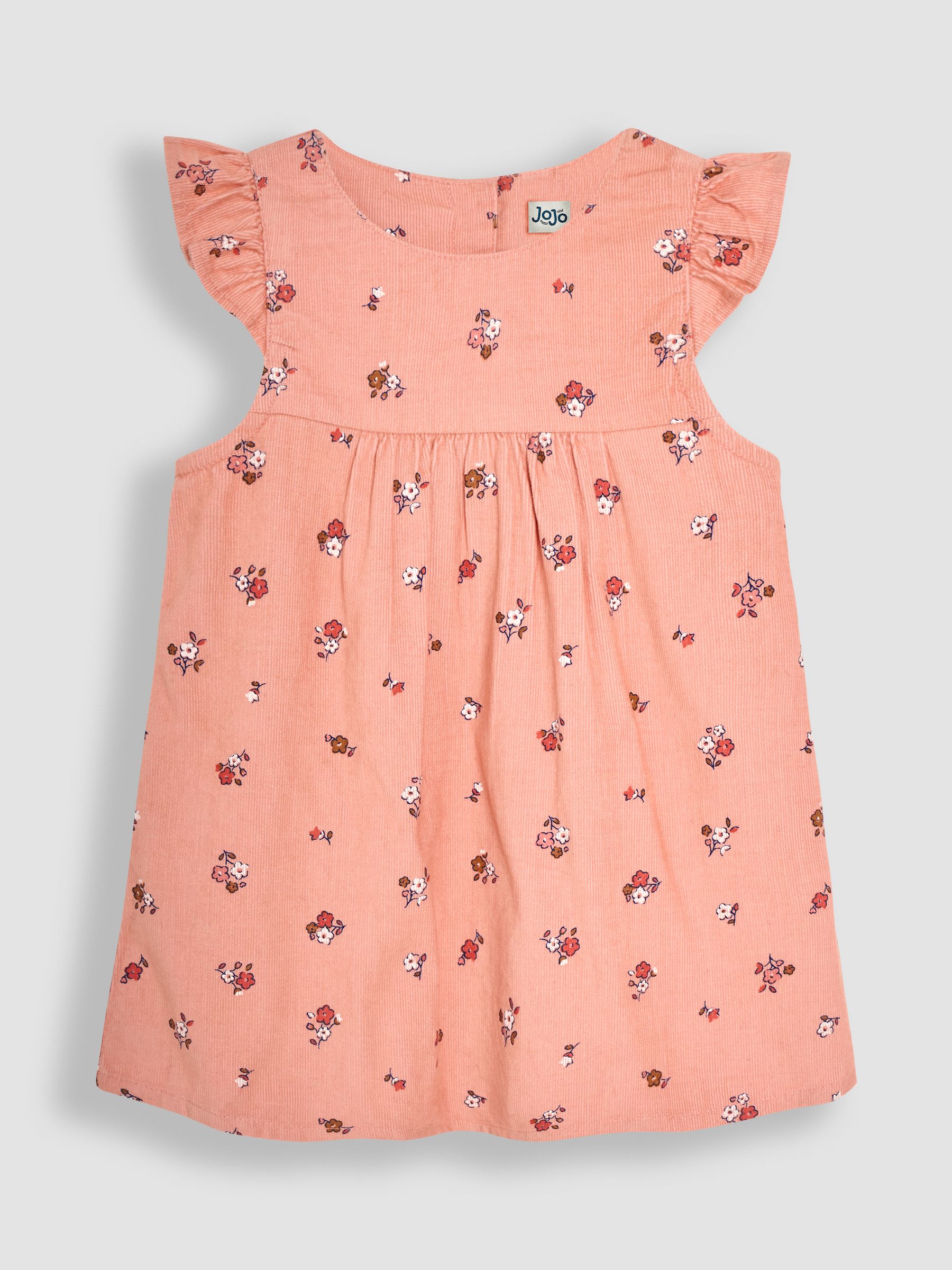 Pink Posy Floral Cord Baby Dress And Body Set - Image 3 of 6