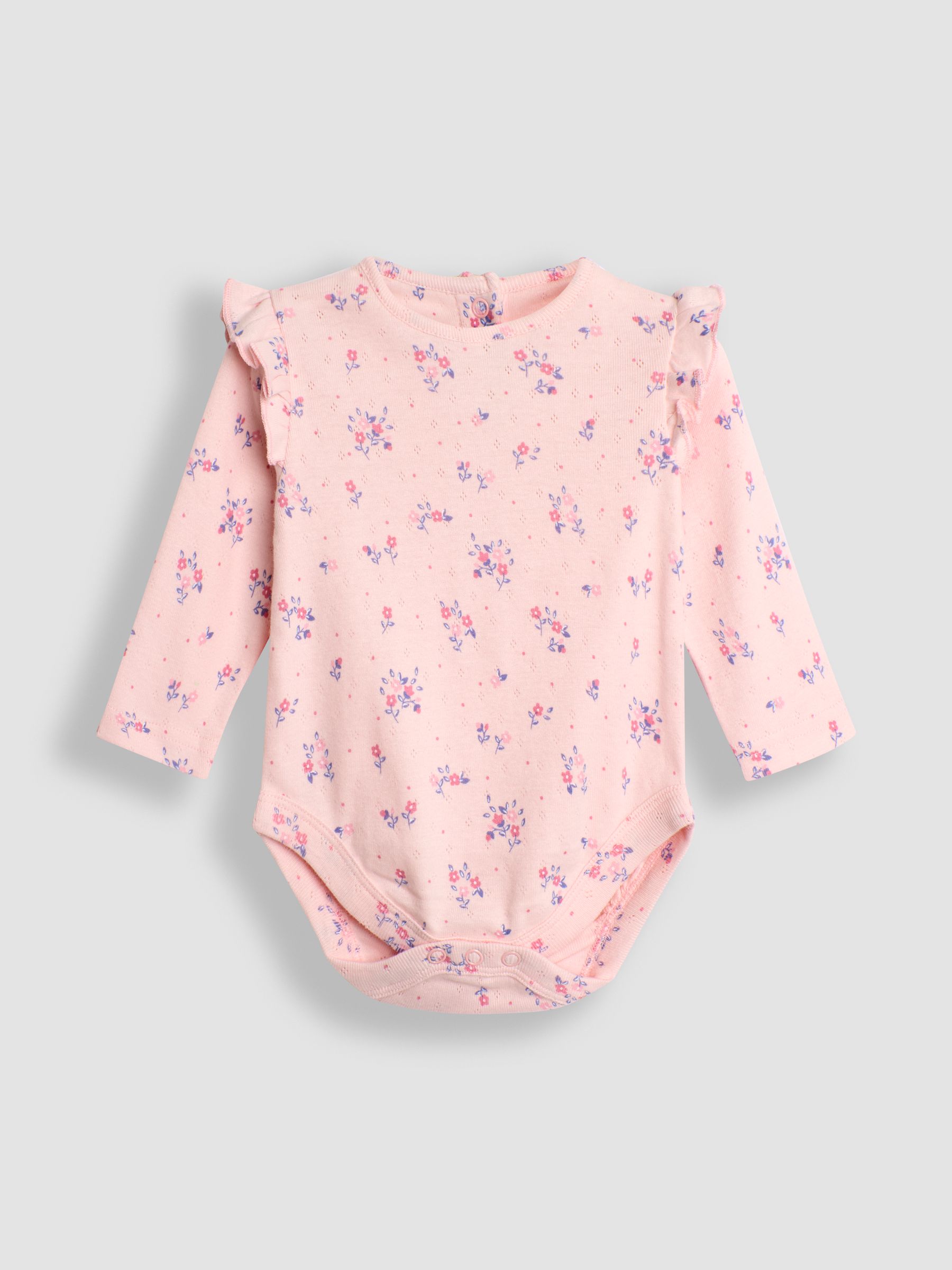 Cream Floral Pointelle Bodies 2 Pack - Image 2 of 5