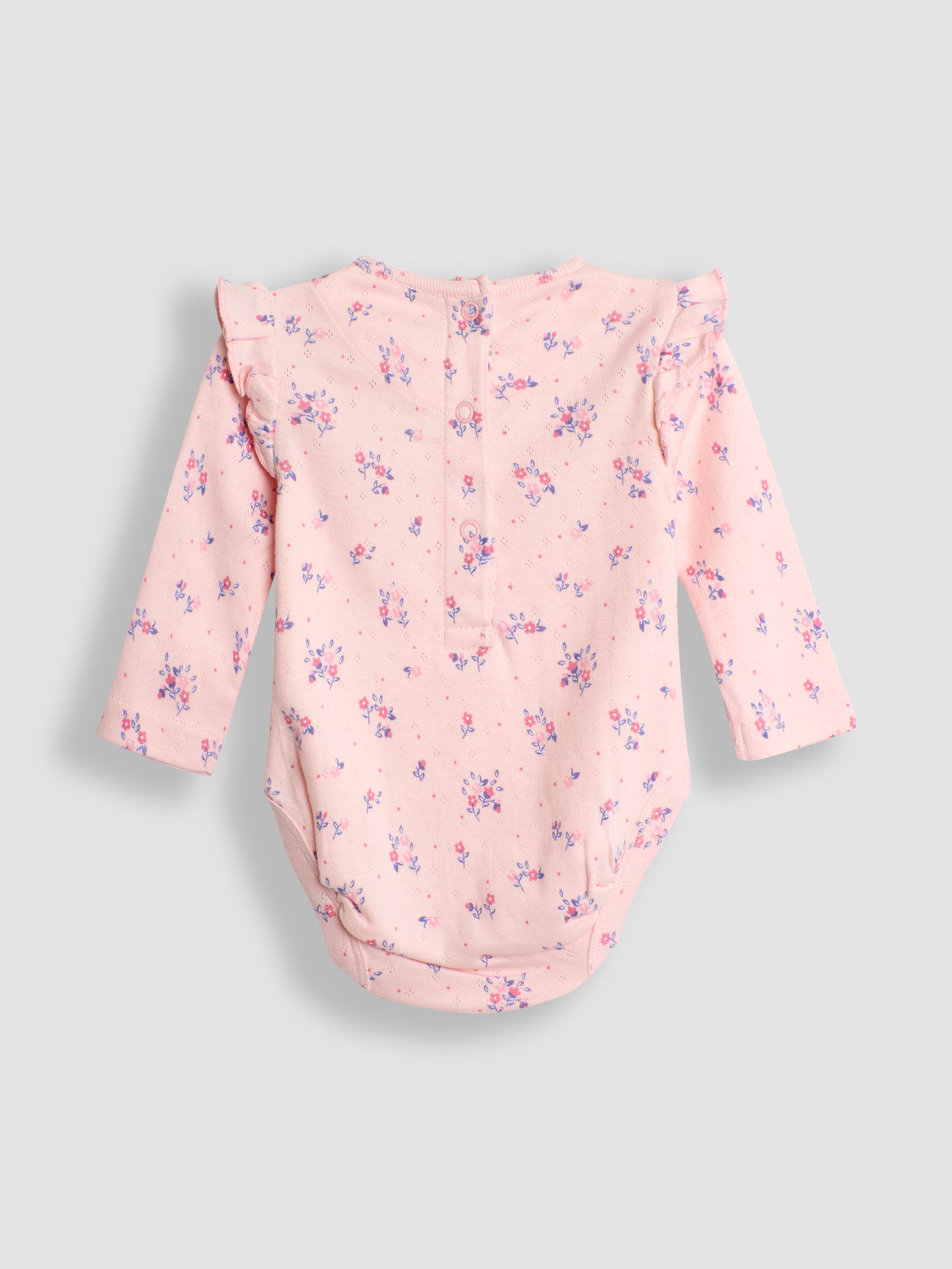 Cream Floral Pointelle Bodies 2 Pack - Image 3 of 5
