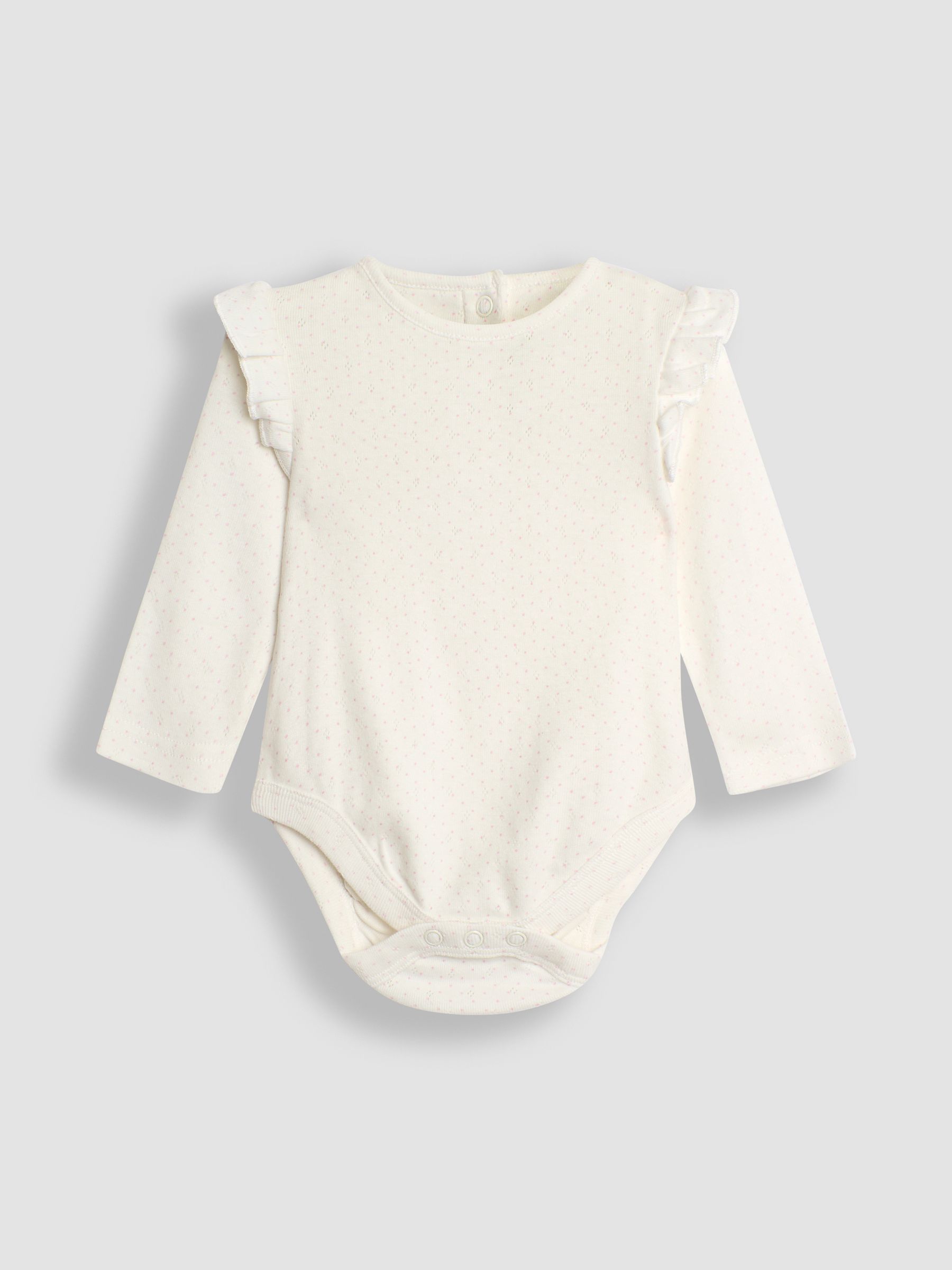 Cream Floral Pointelle Bodies 2 Pack - Image 4 of 5