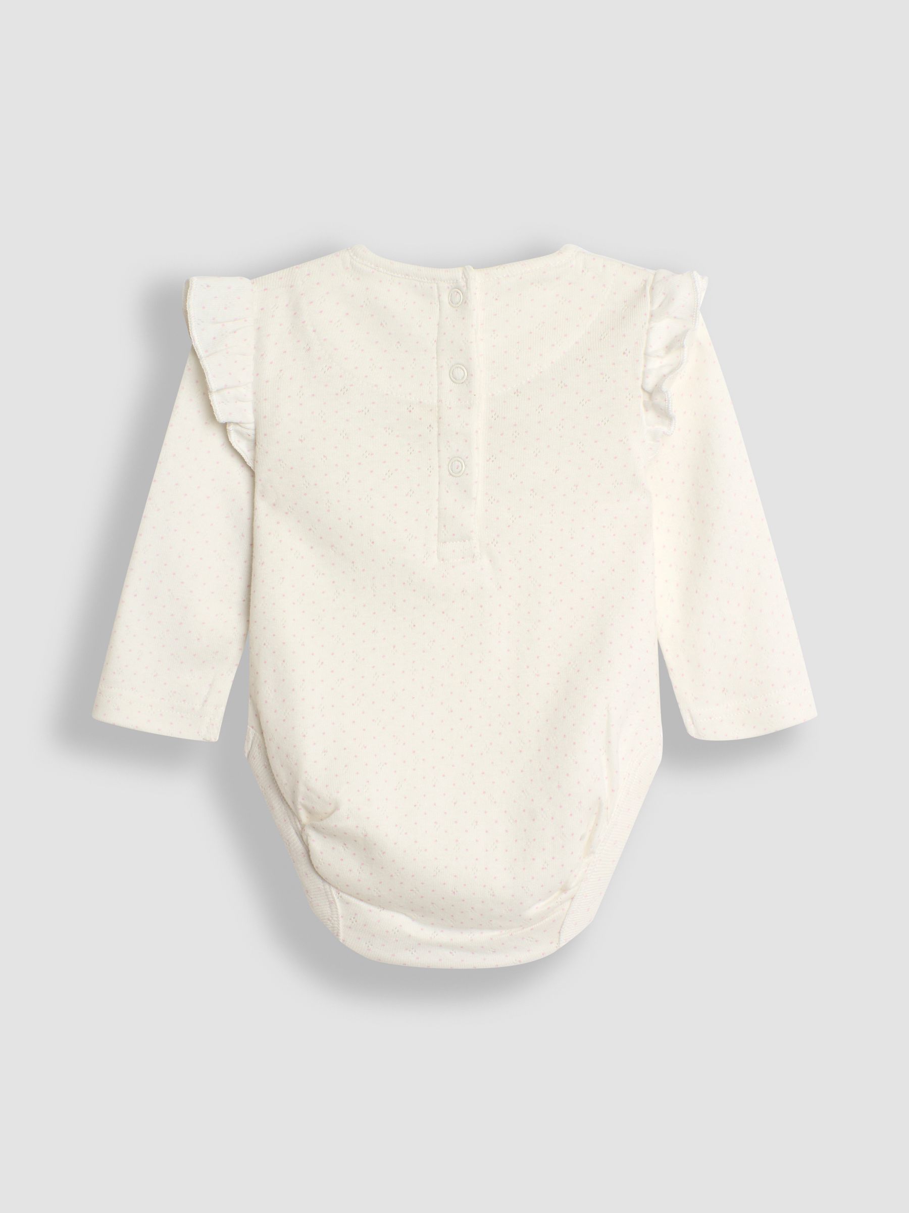 Cream Floral Pointelle Bodies 2 Pack - Image 5 of 5
