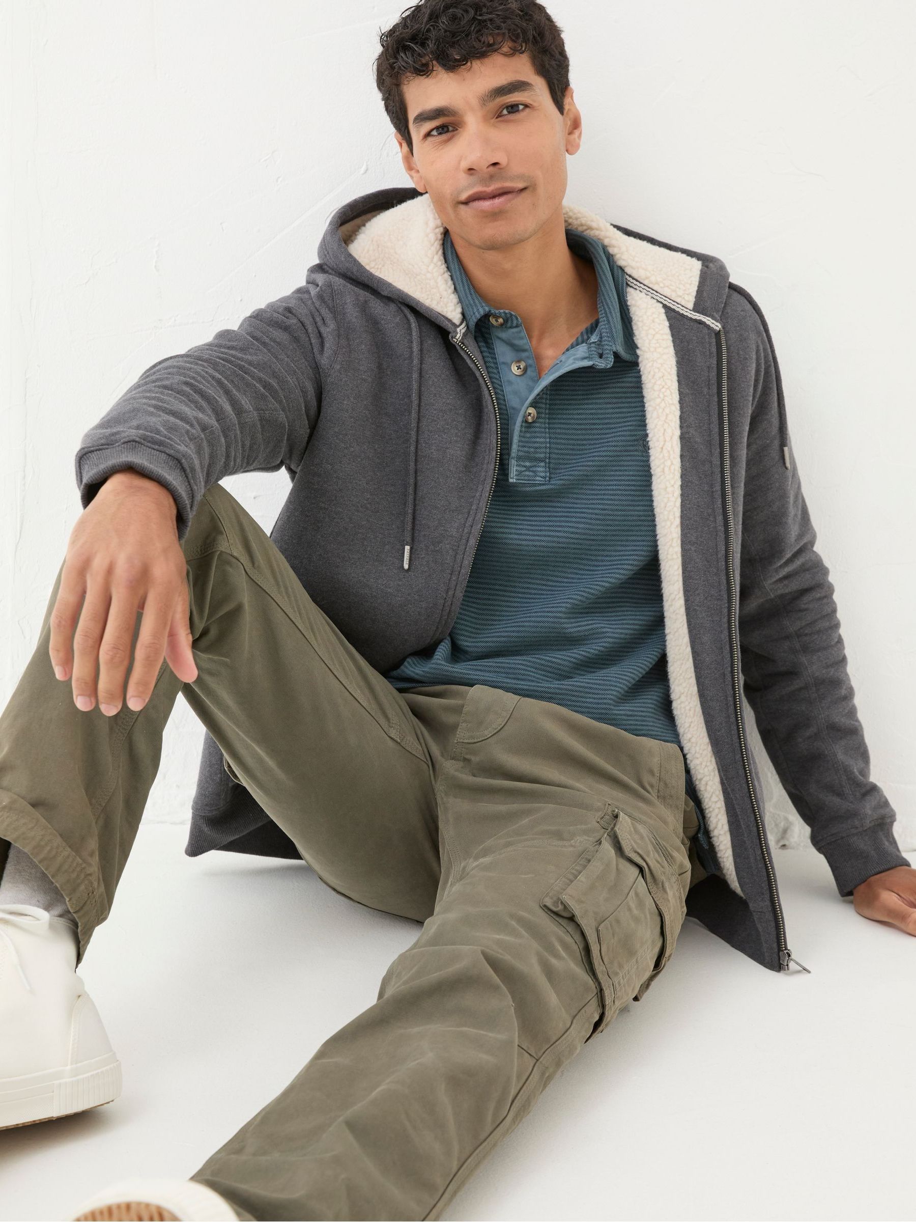 Brooke Charcoal Grey Hoodies - Image 3 of 5