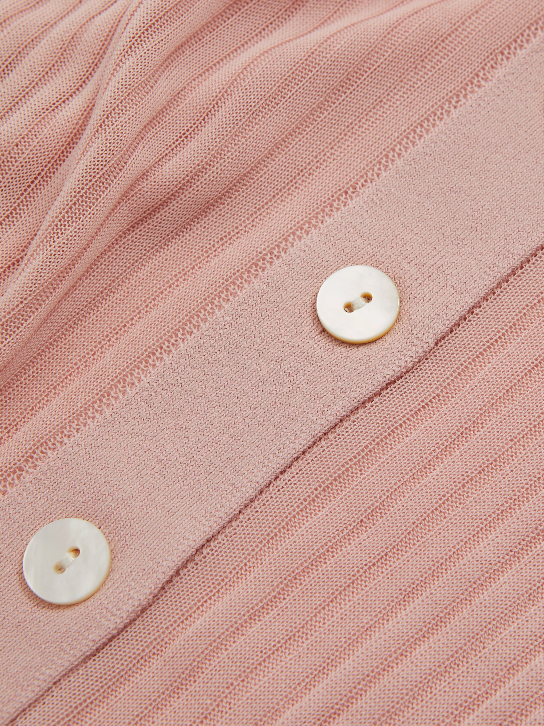 Anna Quan Semi Sheer Knitted Top in Pink - Image 5 of 5