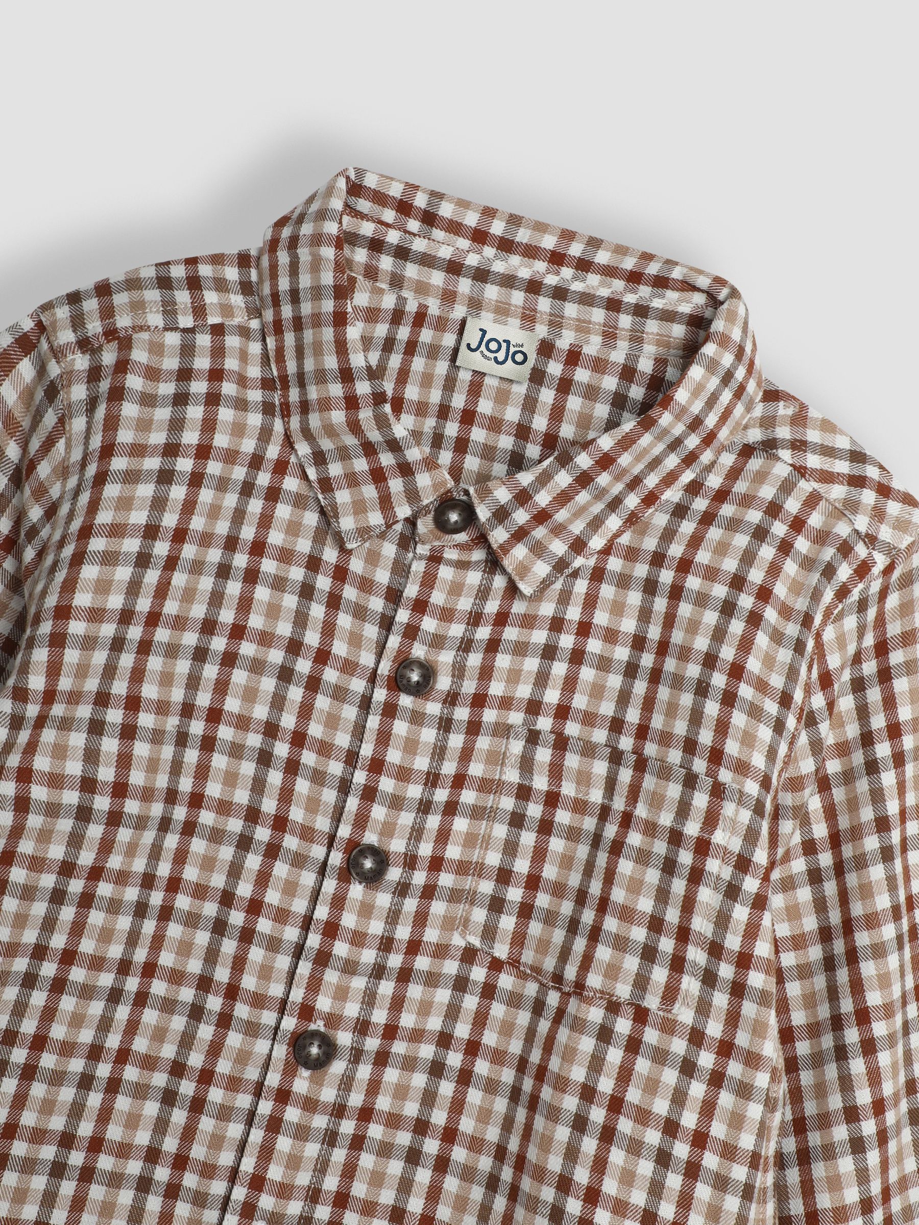 Brown Tattersall Shirt - Image 3 of 3