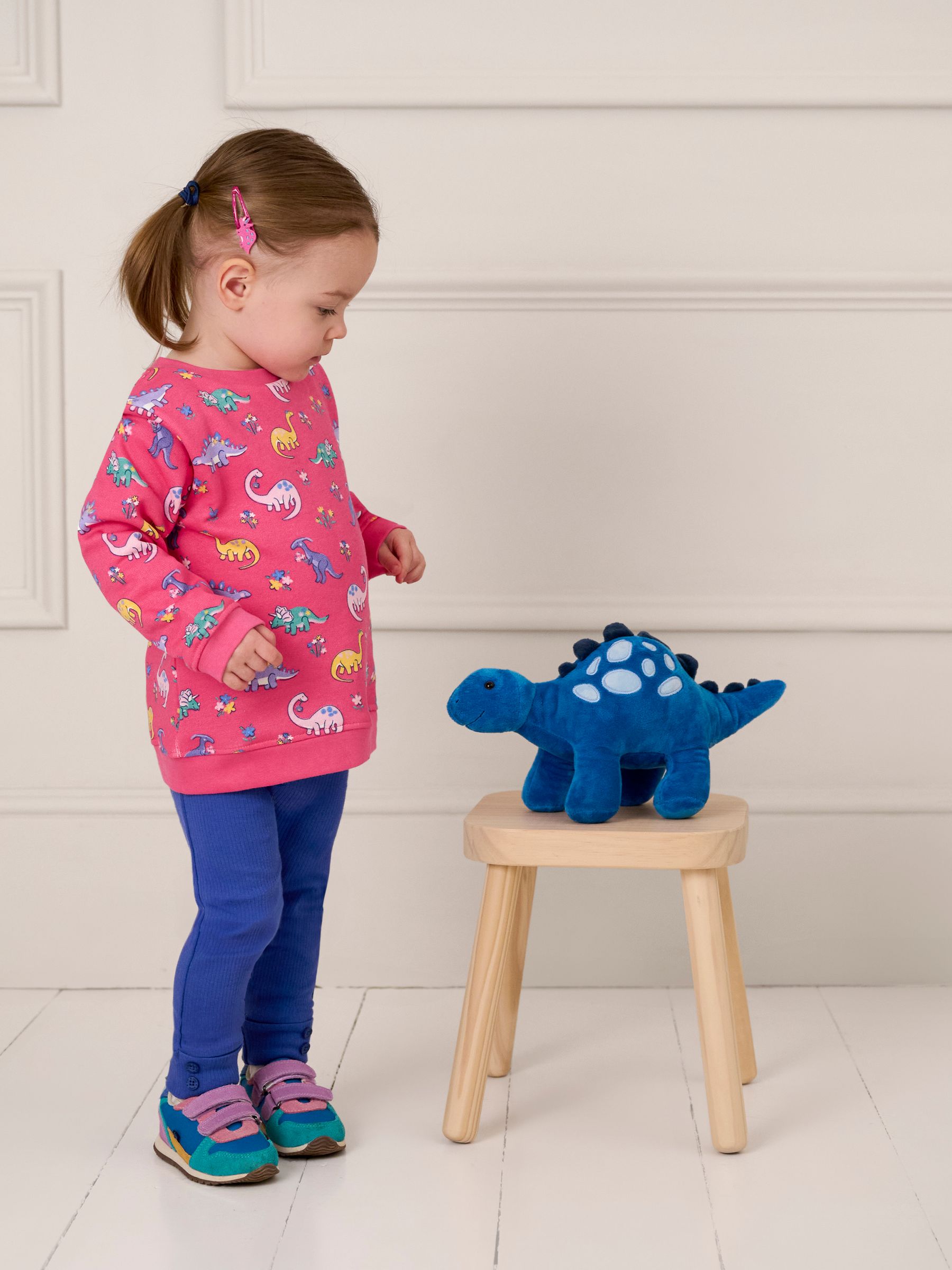 Pink Dino Sweatshirt And Leggings Set - Image 2 of 9