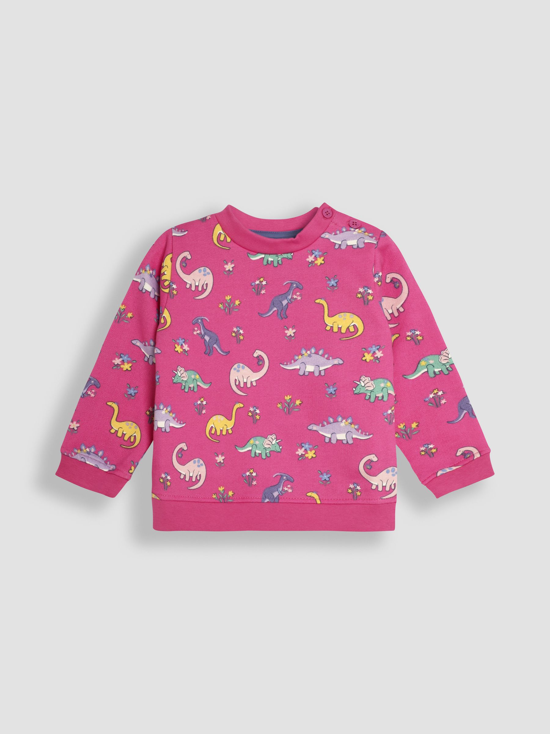 Pink Dino Sweatshirt And Leggings Set - Image 5 of 9
