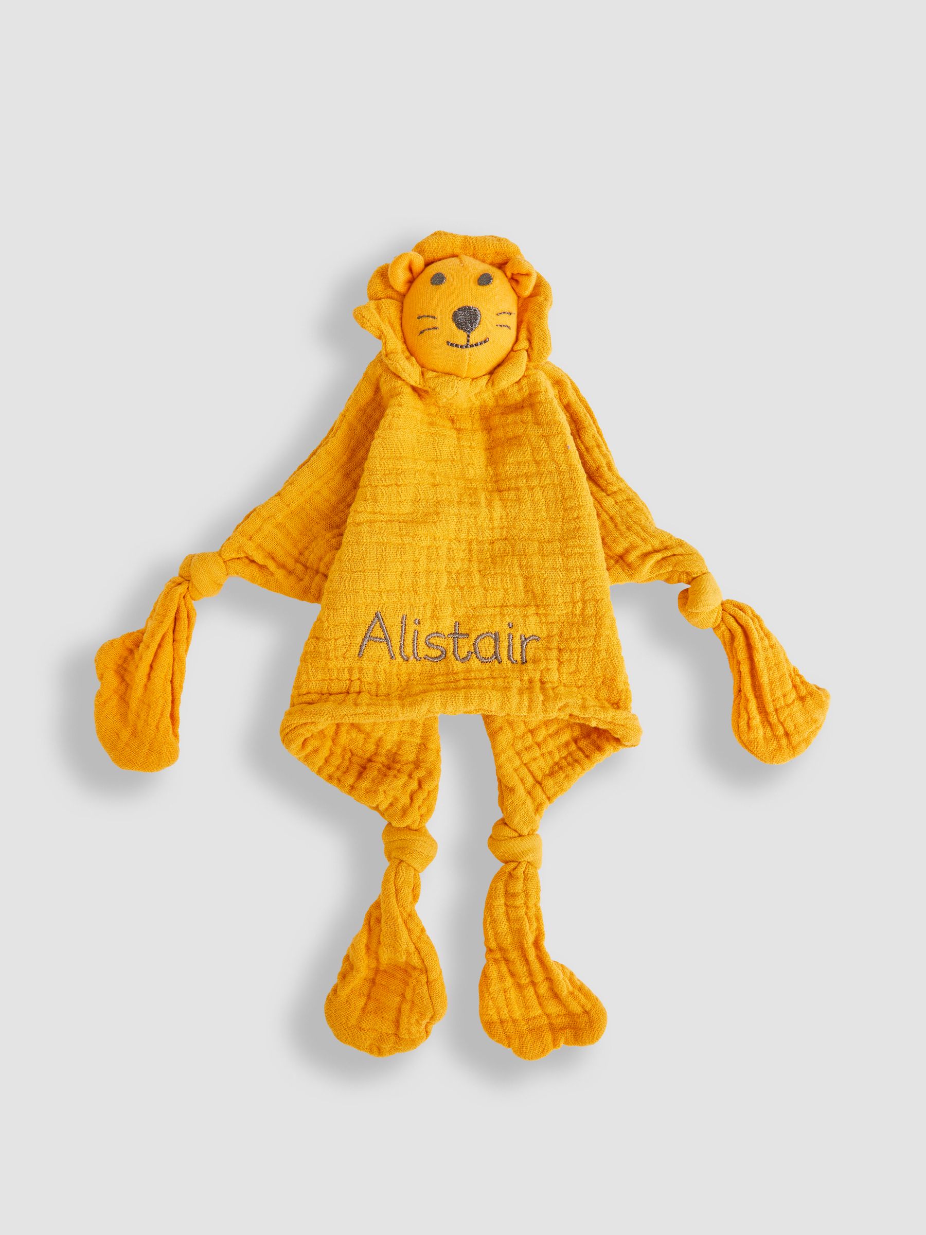 Lion Muslin Personalised Comforter - Image 1 of 2