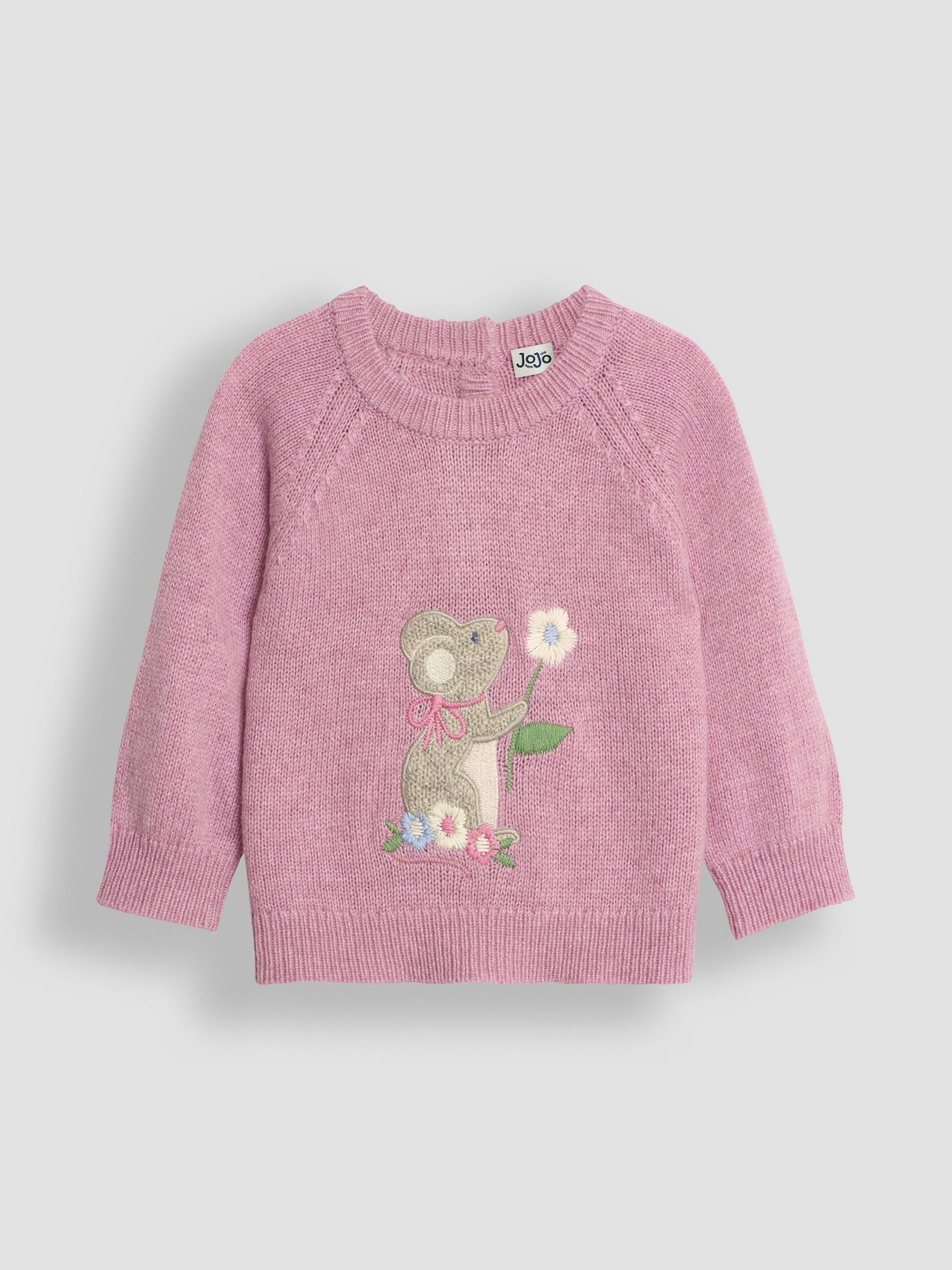 Pink Mouse Appliqué Jumper - Image 1 of 3