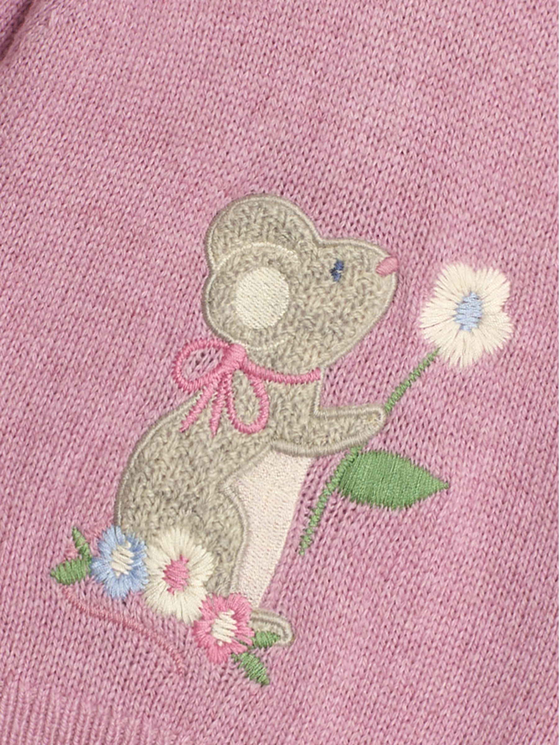 Pink Mouse Appliqué Jumper - Image 3 of 3