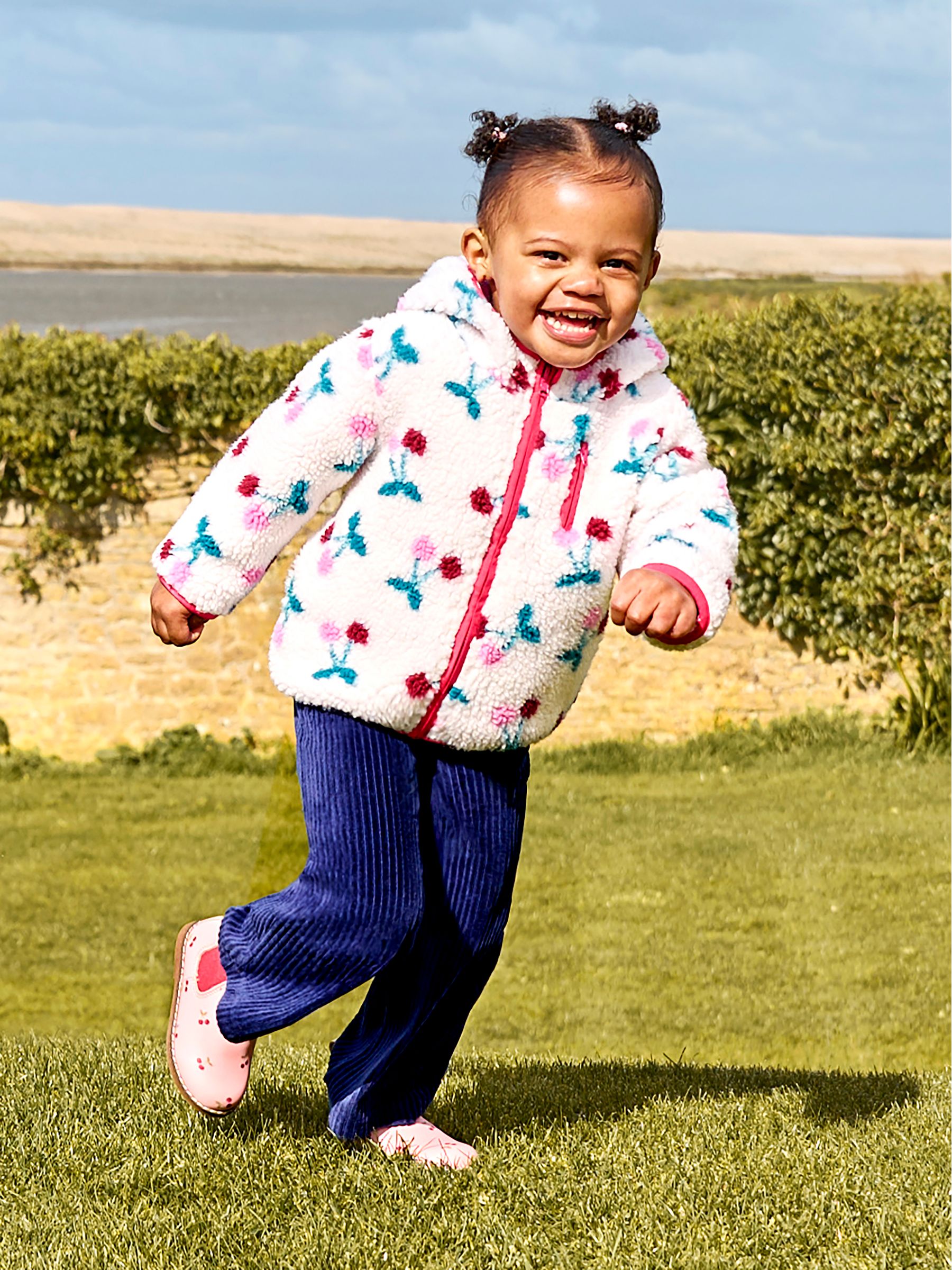 Cream Cherry Teddy Fleece - Image 1 of 6