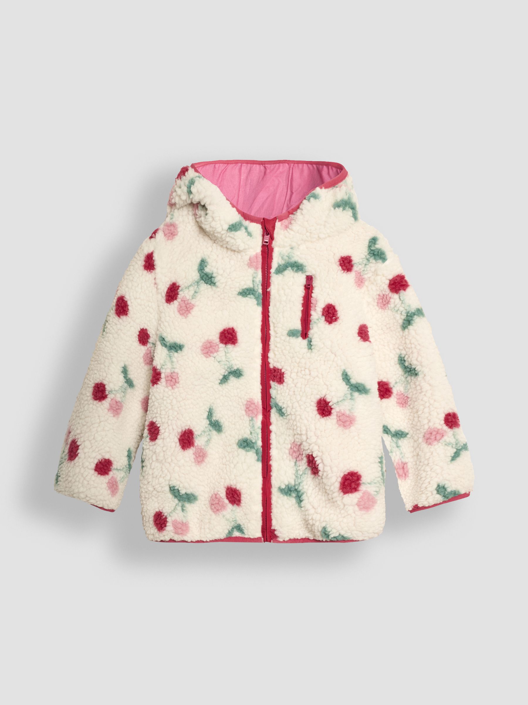 Cream Cherry Teddy Fleece - Image 2 of 6