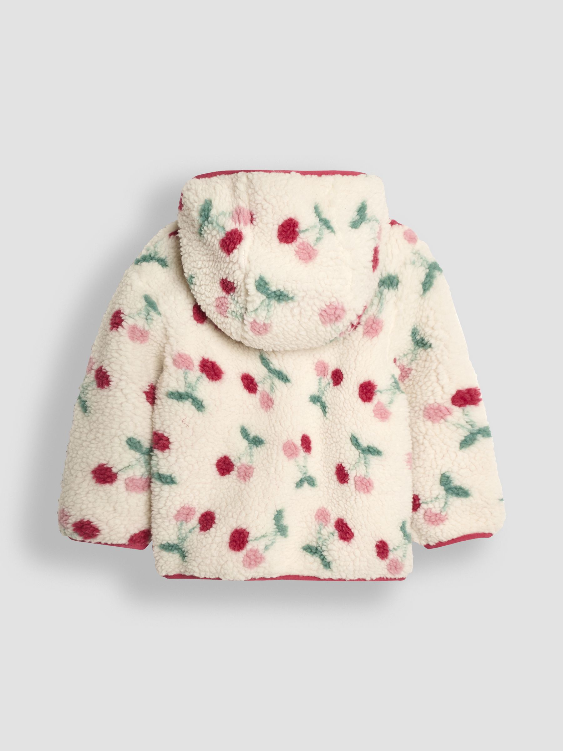 Cream Cherry Teddy Fleece - Image 3 of 6