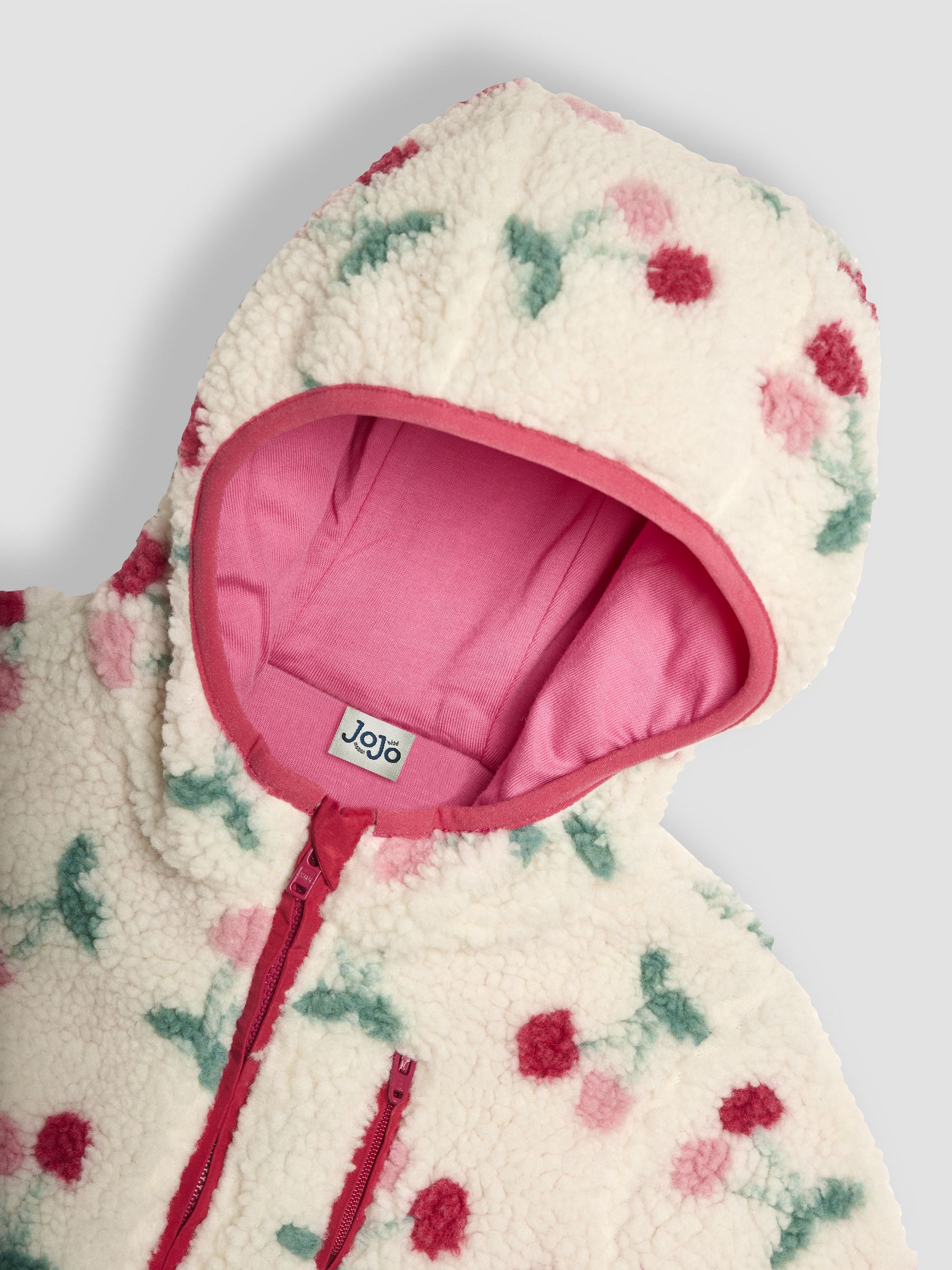 Cream Cherry Teddy Fleece - Image 4 of 6