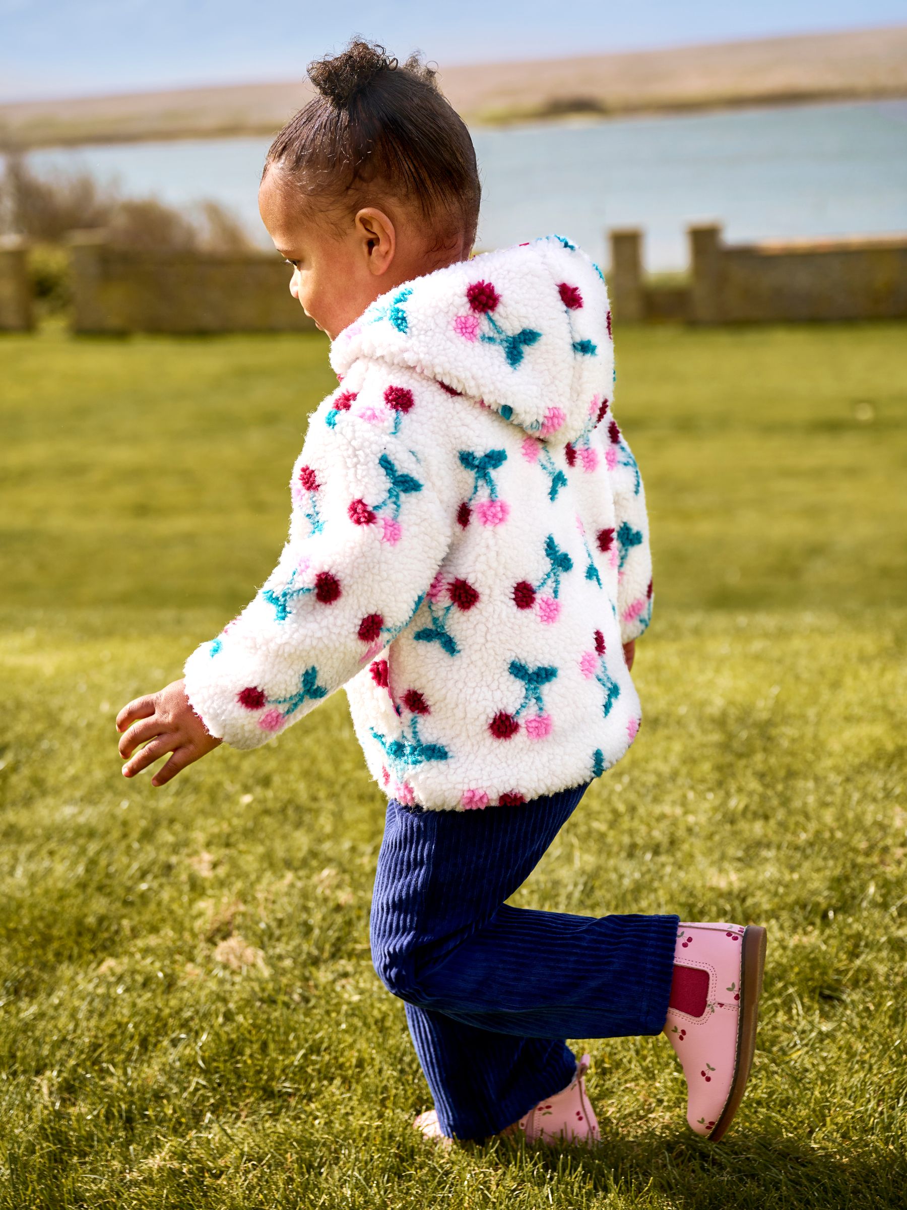Cream Cherry Teddy Fleece - Image 5 of 6