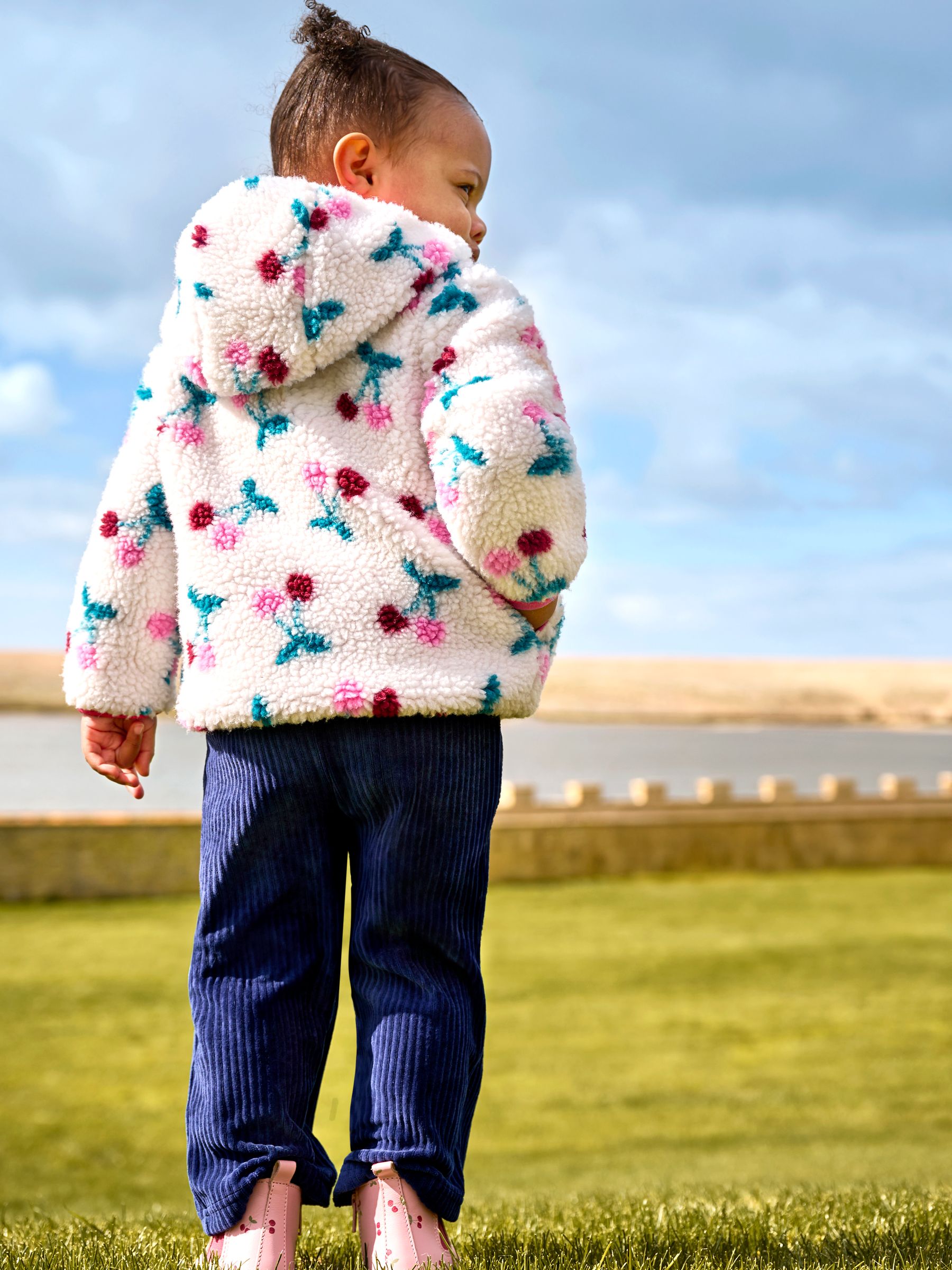 Cream Cherry Teddy Fleece - Image 6 of 6