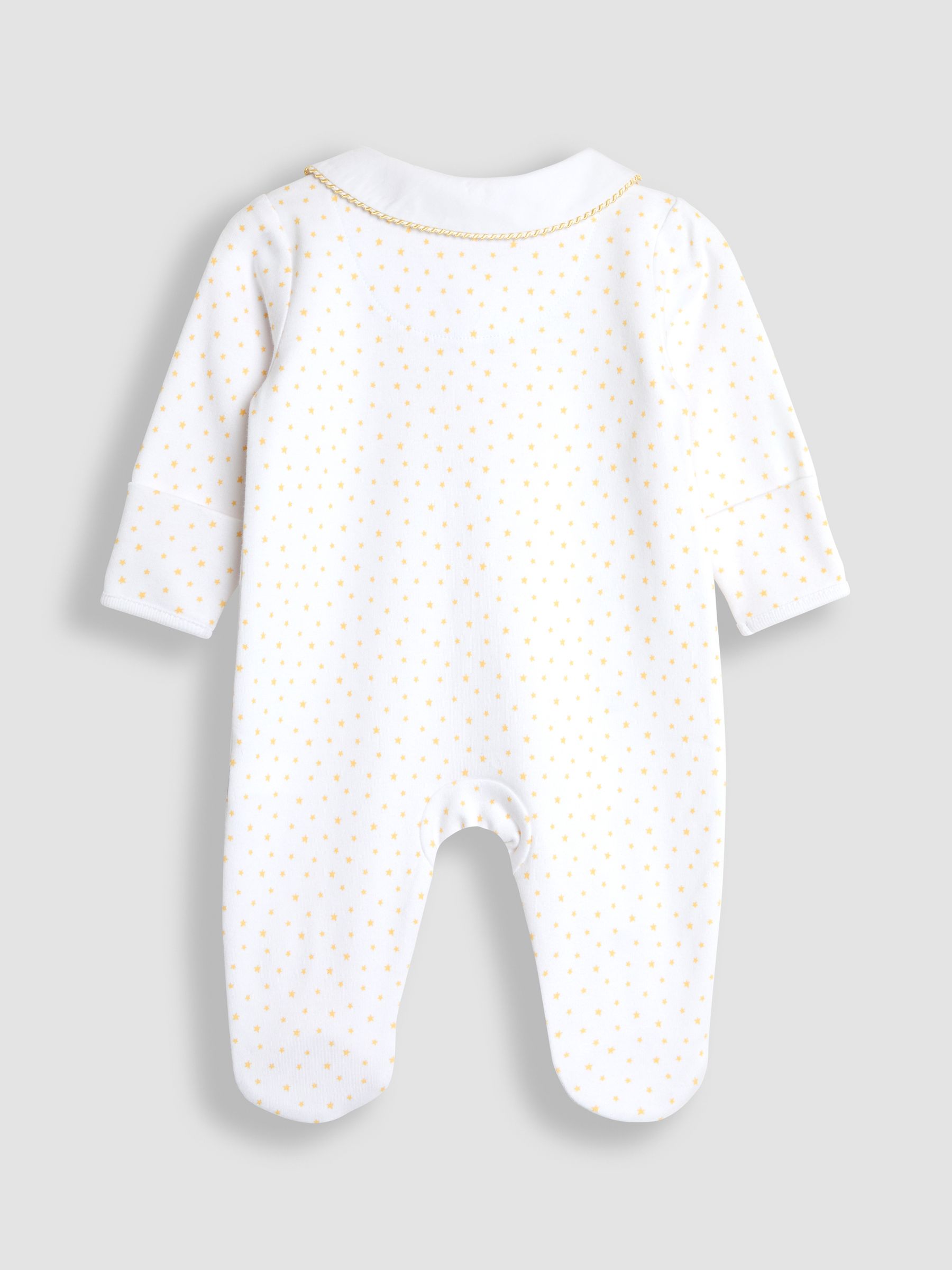 White Welcome Little One Sleepsuit - Image 2 of 3