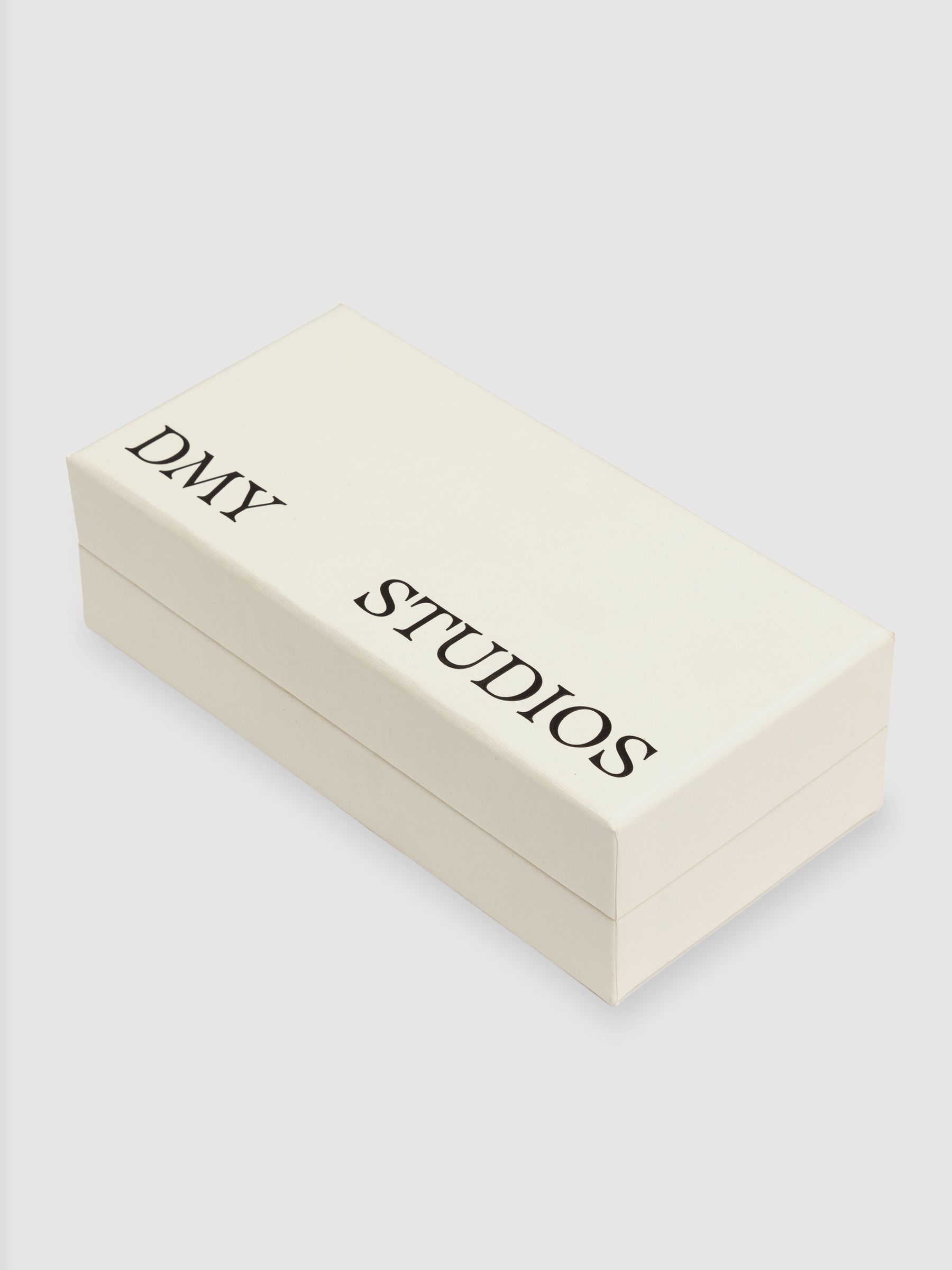 DMY Studios Transparent Rectangular Sunglasses in Brown - Image 5 of 5