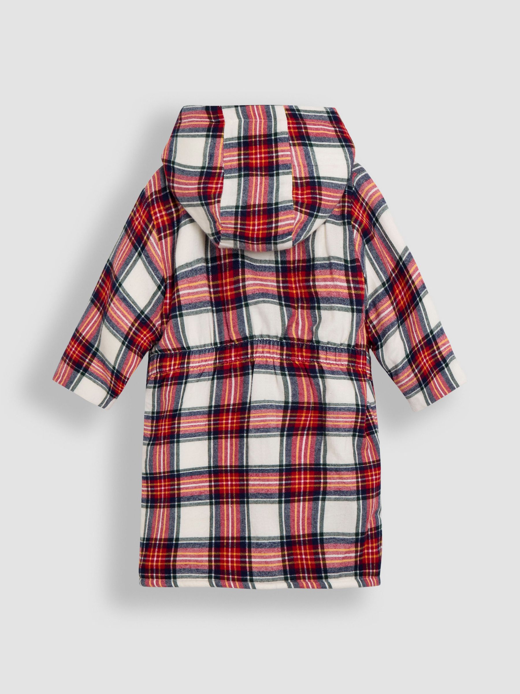 Cream Tartan Cosy Robe - Image 2 of 3
