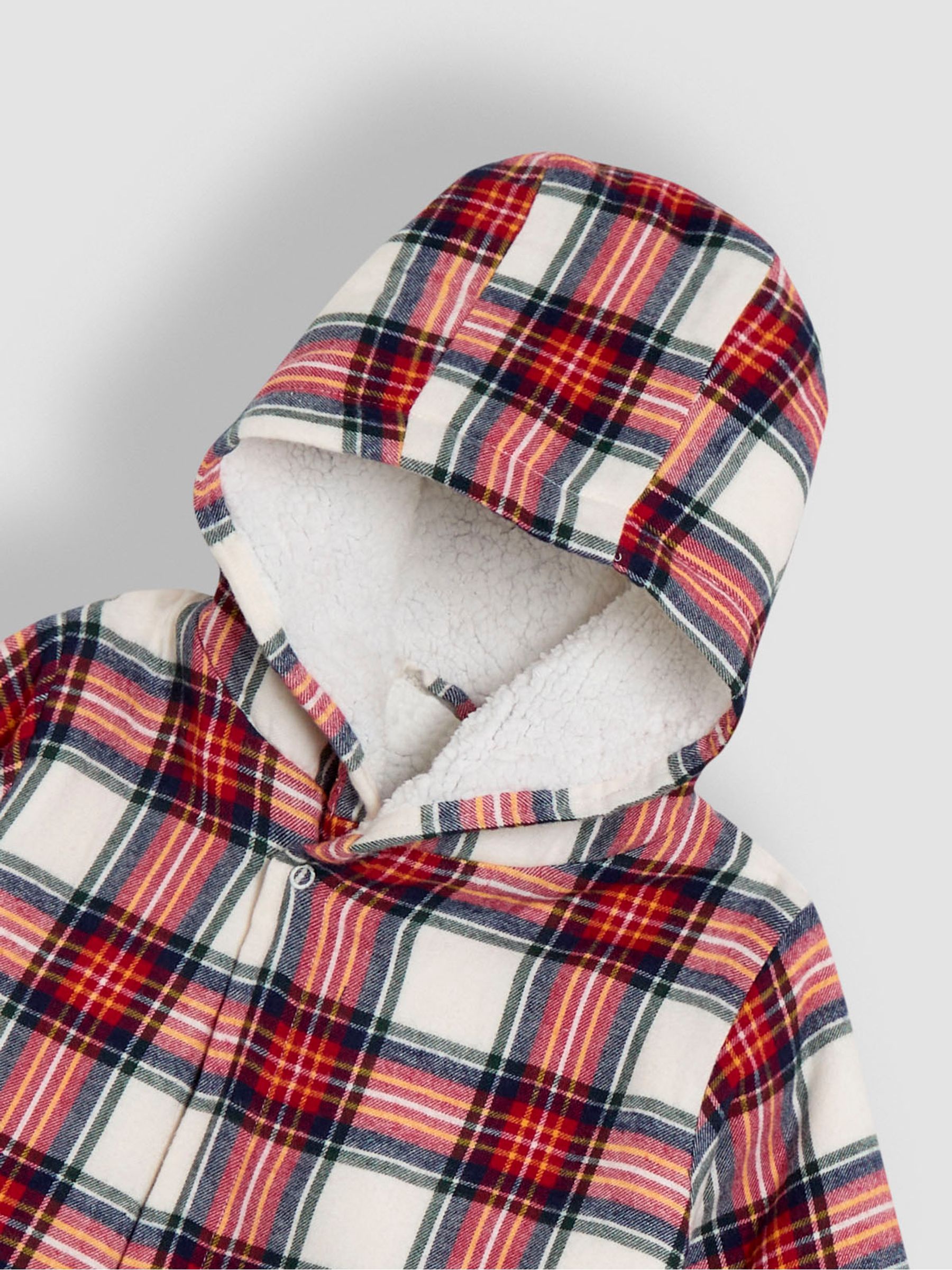 Cream Tartan Cosy Robe - Image 3 of 3