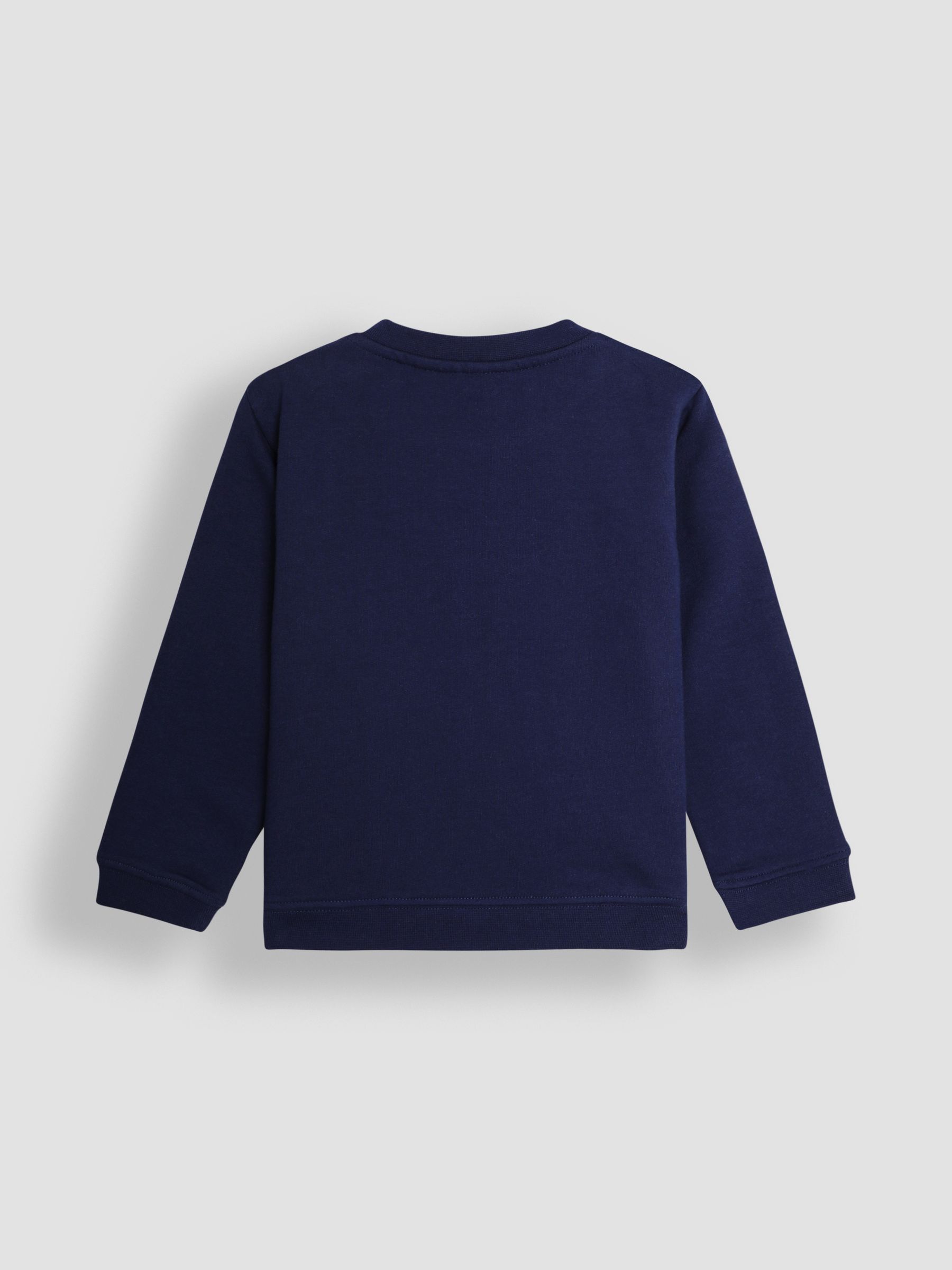Navy Dino Appliqué Sweatshirt And Joggers Set - Image 3 of 5