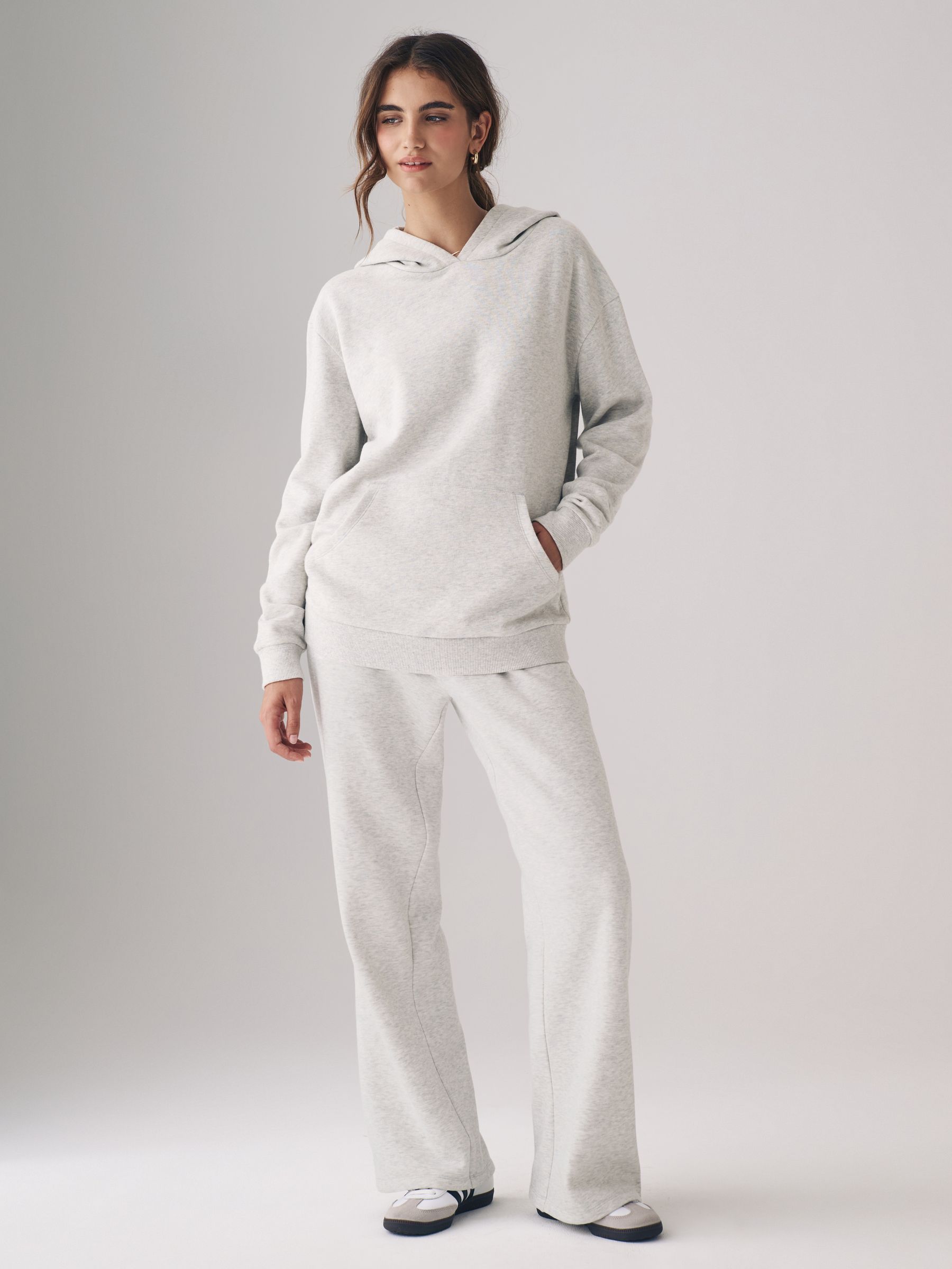 Black/Grey - 2 Pack Wide Leg Joggers - Image 1 of 7