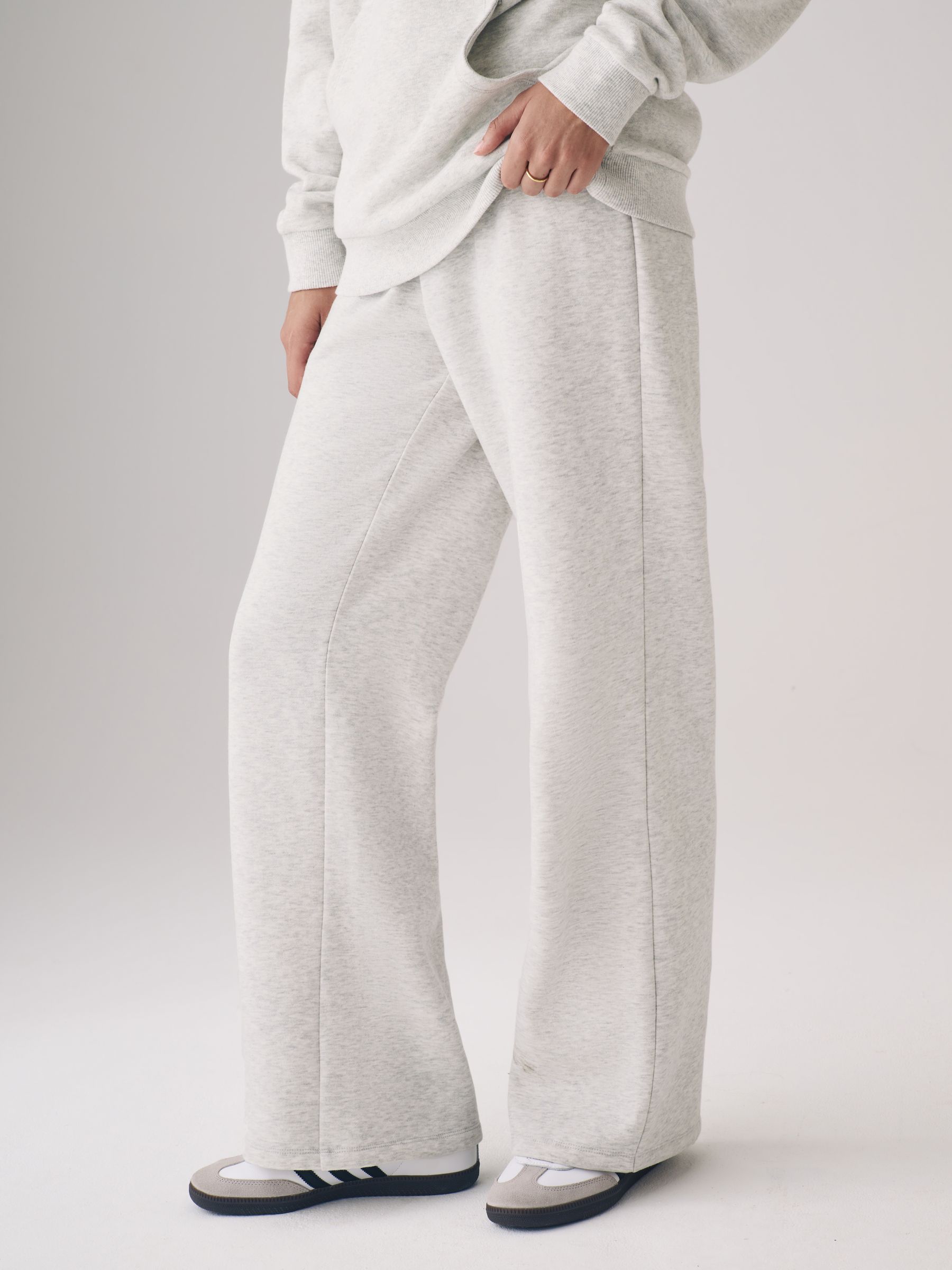 Black/Grey - 2 Pack Wide Leg Joggers - Image 5 of 7