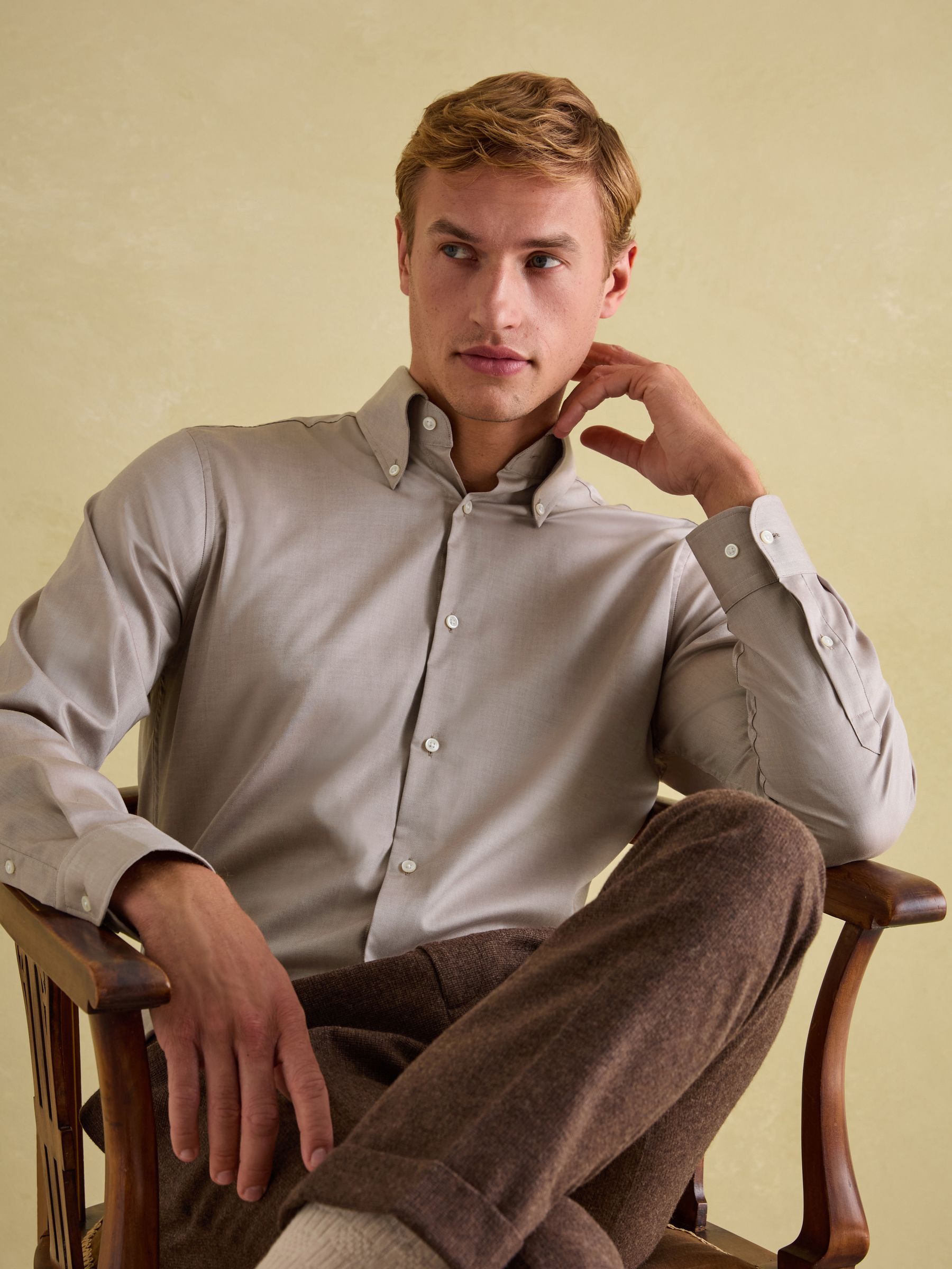 Neutral Regular Fit Single Cuff - Image 5 of 8